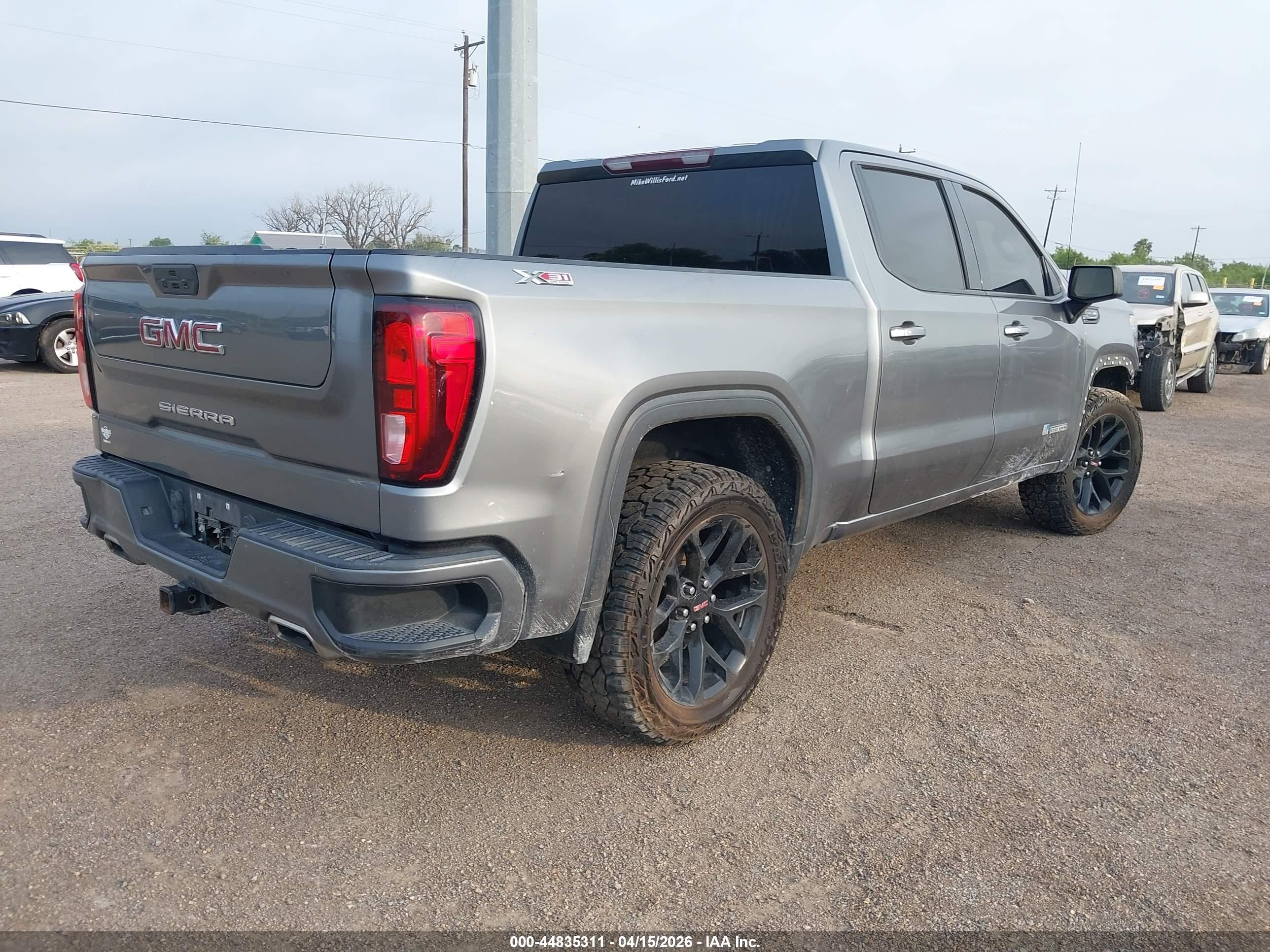 2021 Gmc Sierra 1500 4wd  Short Box Elevation Gray vin: 3GTU9CED8MG316445