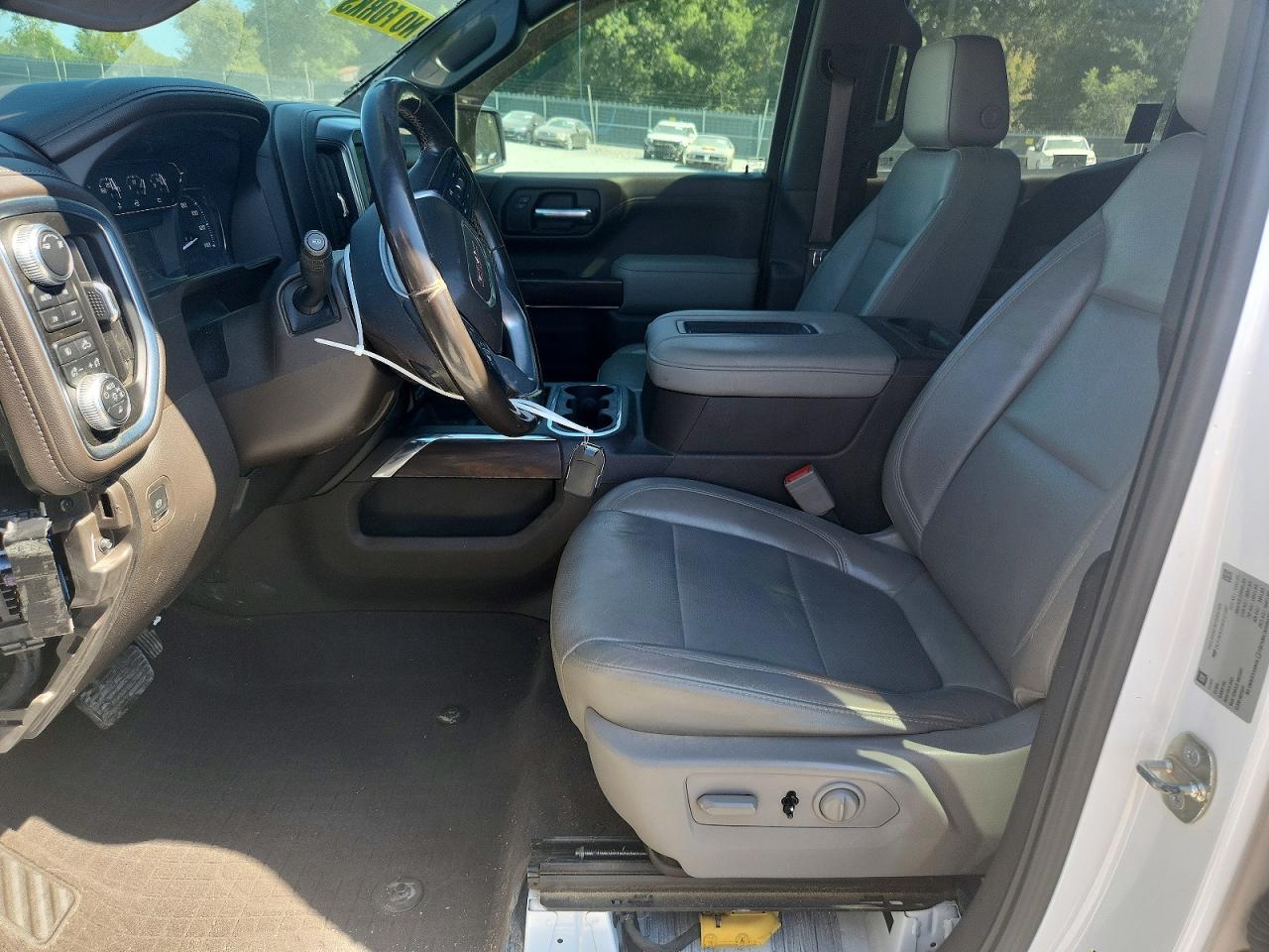 2019 Gmc Sierra K1500 Slt White vin: 3GTU9DED3KG121887