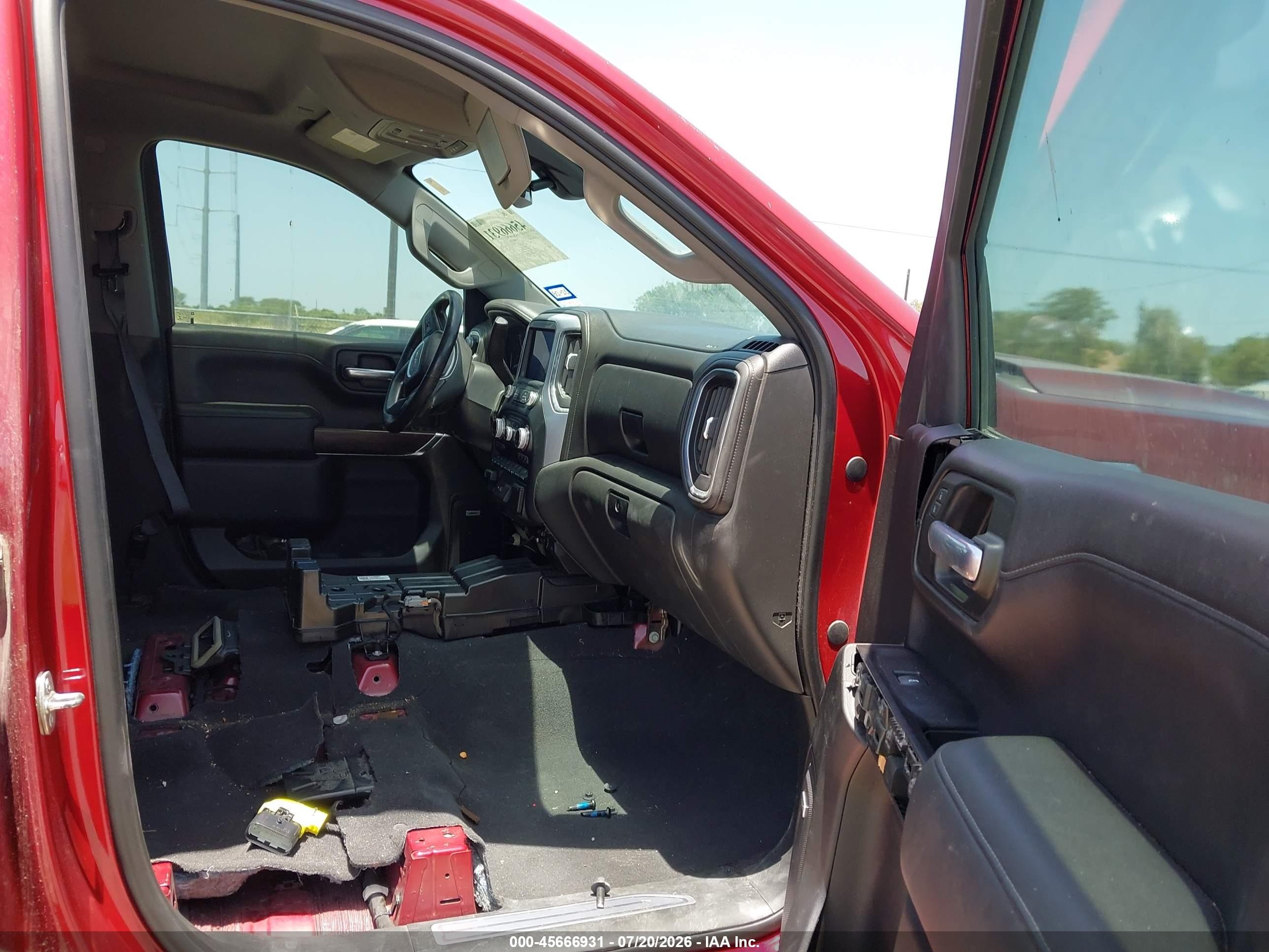 2019 Gmc Sierra 1500 Slt Red vin: 3GTU9DED5KG120532