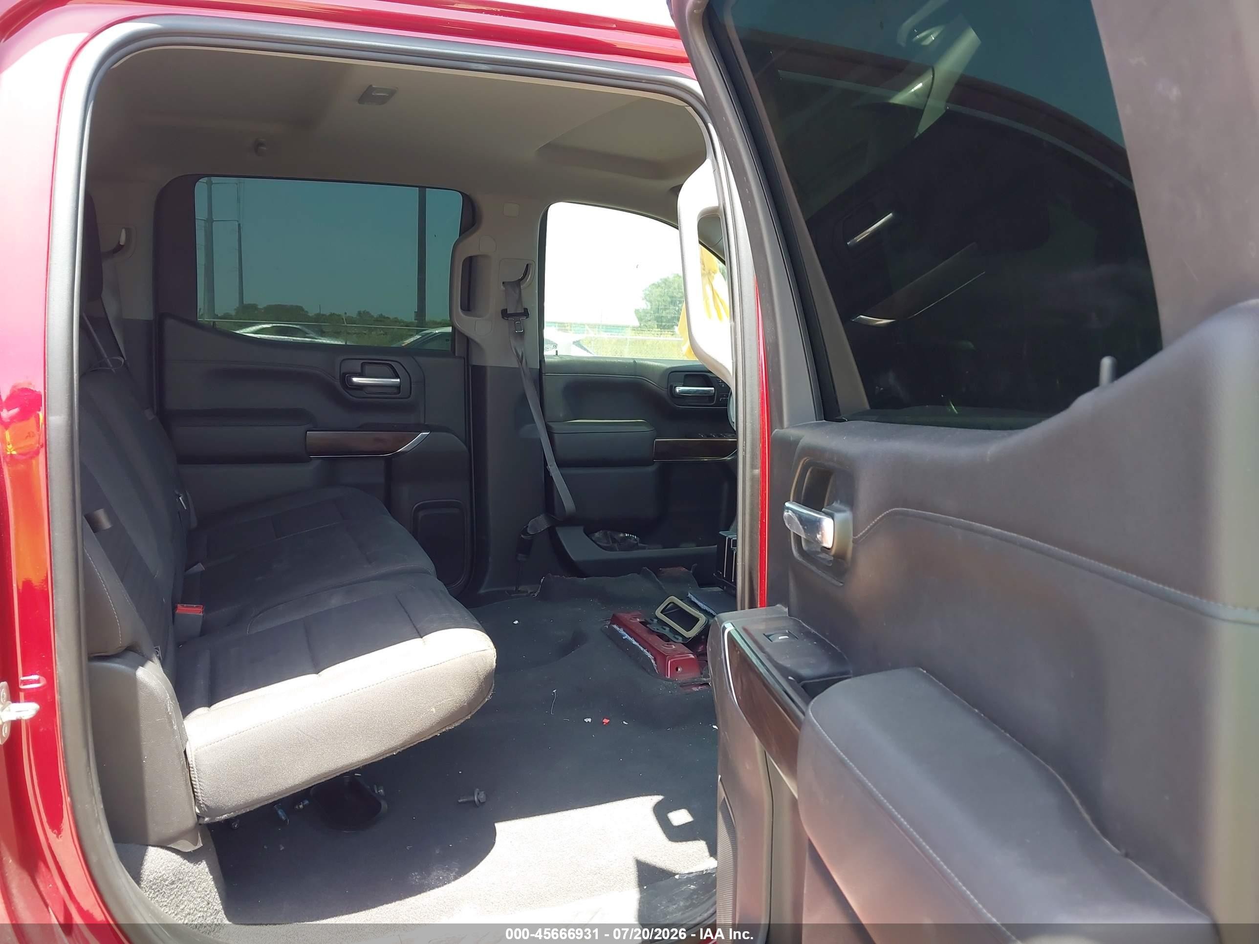 2019 Gmc Sierra 1500 Slt Red vin: 3GTU9DED5KG120532