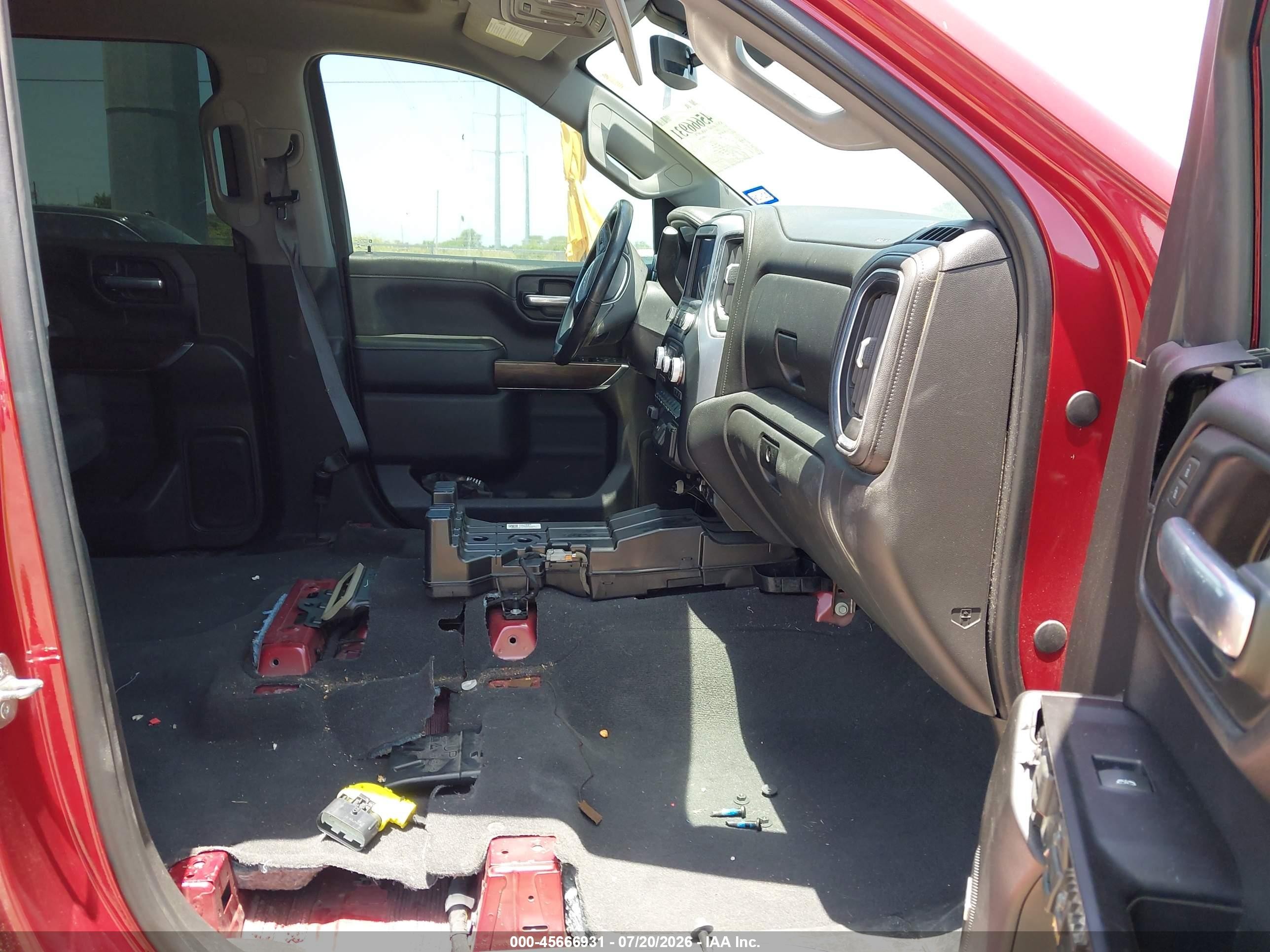 2019 Gmc Sierra 1500 Slt Red vin: 3GTU9DED5KG120532
