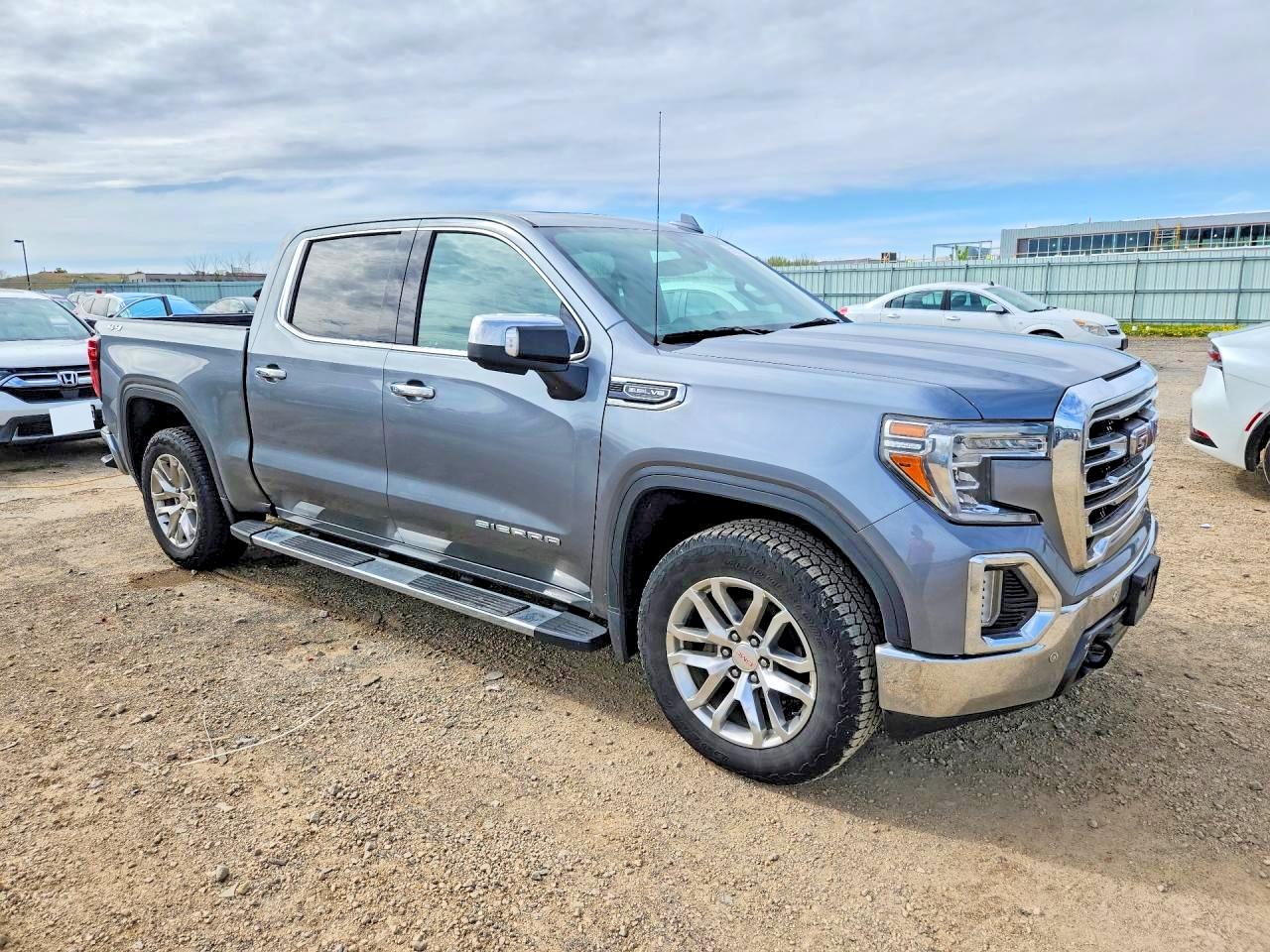 2020 Gmc Sierra K1500 Slt Gray vin: 3GTU9DED6LG415866