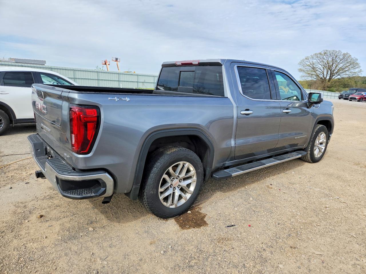 2020 Gmc Sierra K1500 Slt Gray vin: 3GTU9DED6LG415866