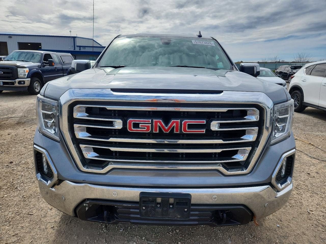 2020 Gmc Sierra K1500 Slt Gray vin: 3GTU9DED6LG415866