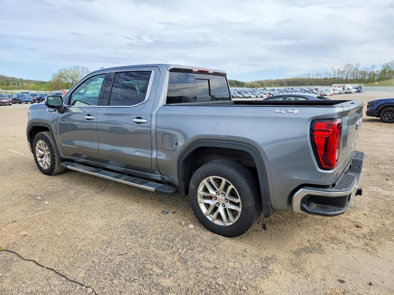 2020 Gmc Sierra K1500 Slt Gray vin: 3GTU9DED6LG415866