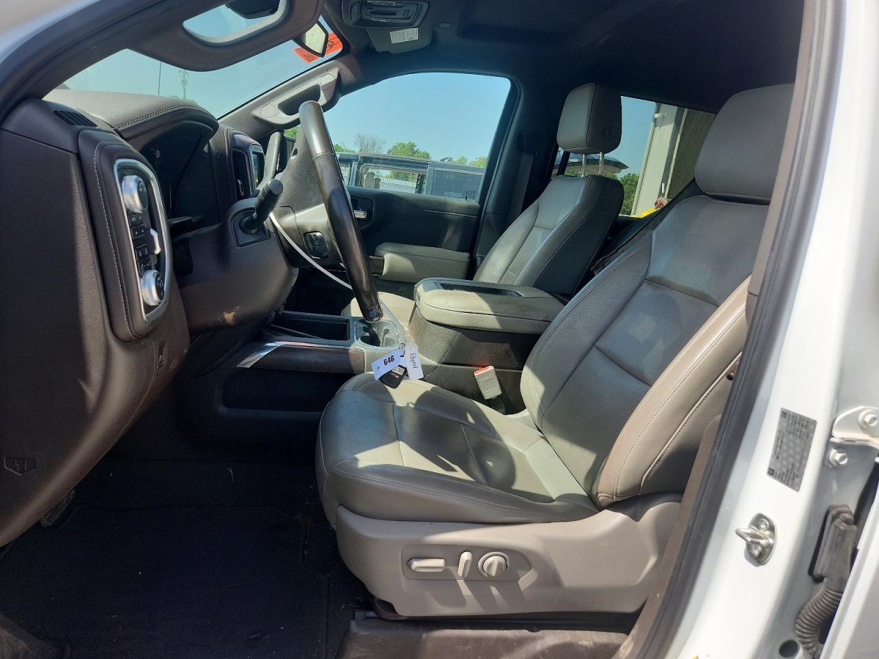 2019 Gmc Sierra K1500 Slt White vin: 3GTU9DED8KG151130