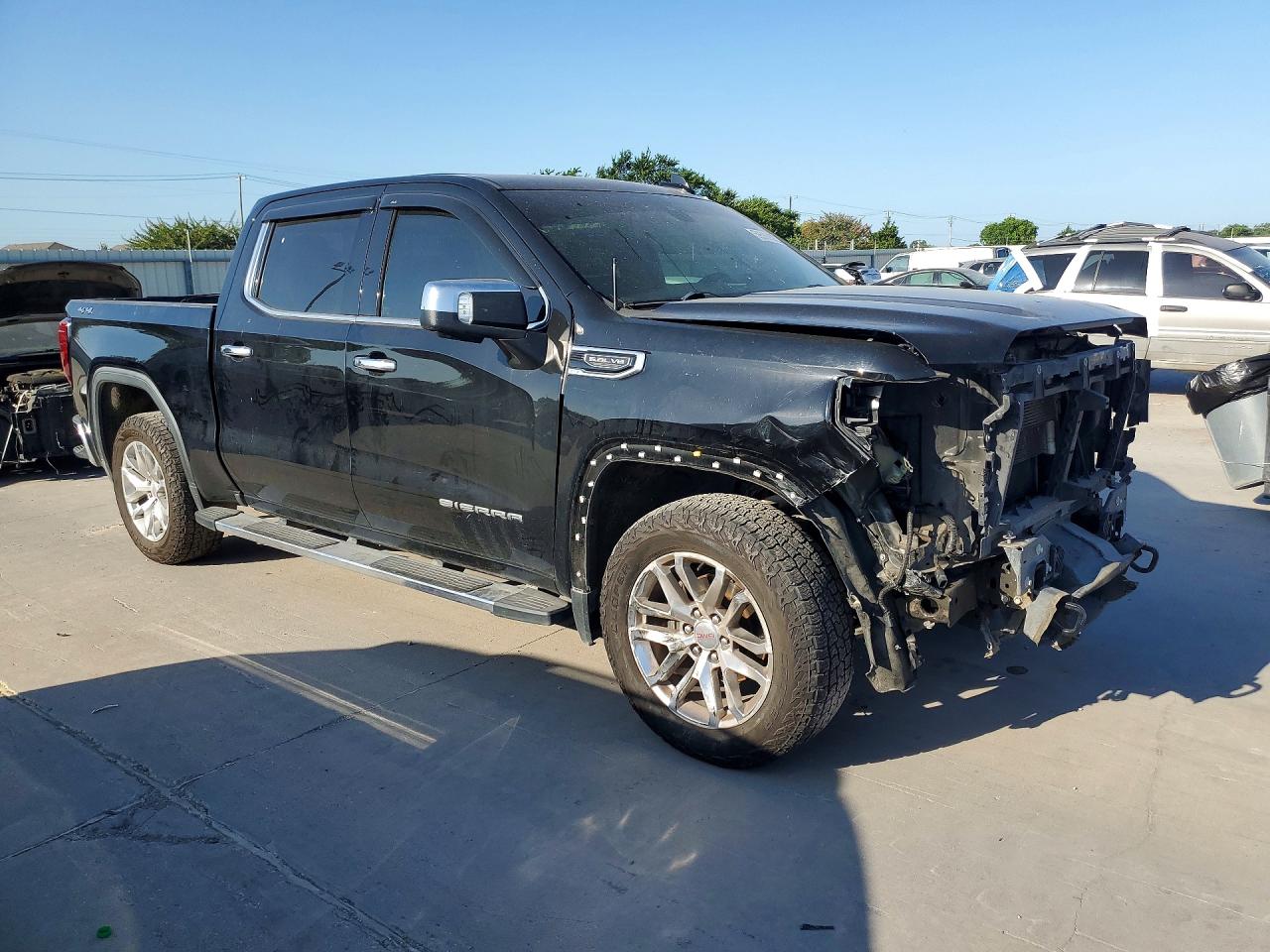 2019 Gmc Sierra K1500 Slt Black vin: 3GTU9DED8KG262602