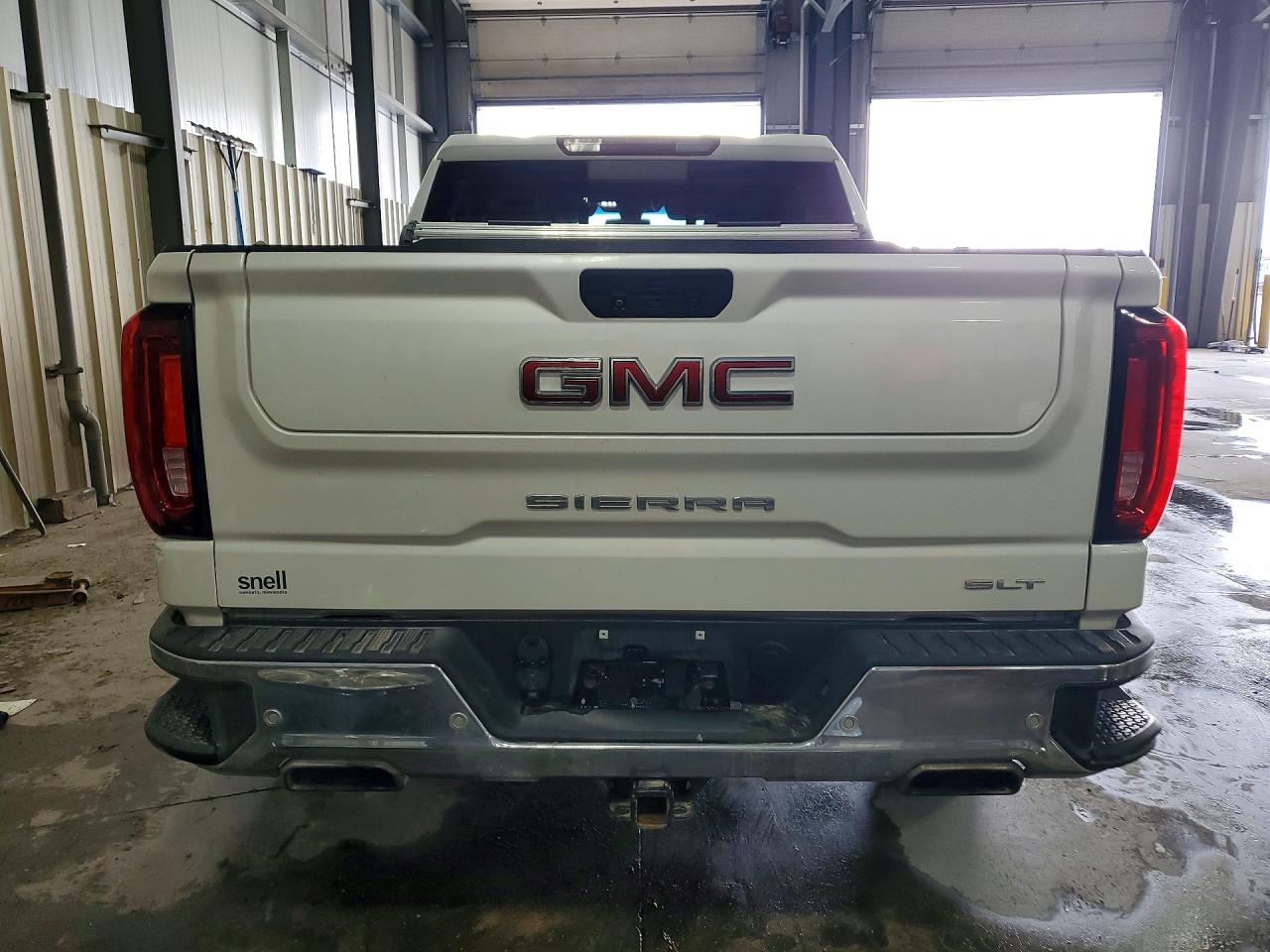 2020 Gmc Sierra K1500 Slt White vin: 3GTU9DED8LG195436