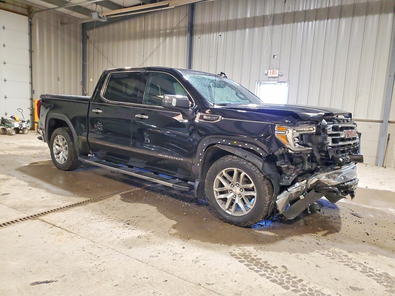 2020 Gmc Sierra K1500 Slt Black vin: 3GTU9DED8LG332259