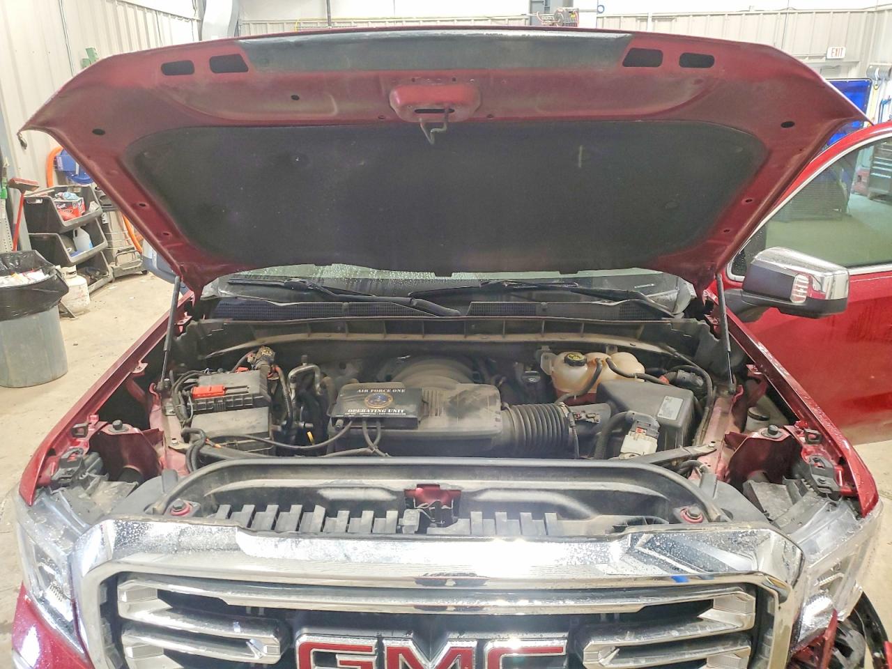 2019 Gmc Sierra K1500 Slt Red vin: 3GTU9DEDXKG267574