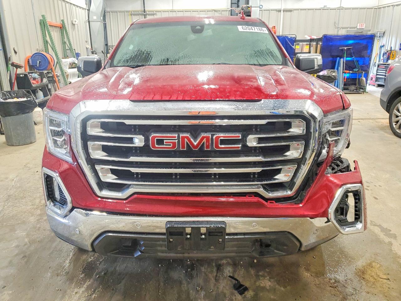 2019 Gmc Sierra K1500 Slt Red vin: 3GTU9DEDXKG267574