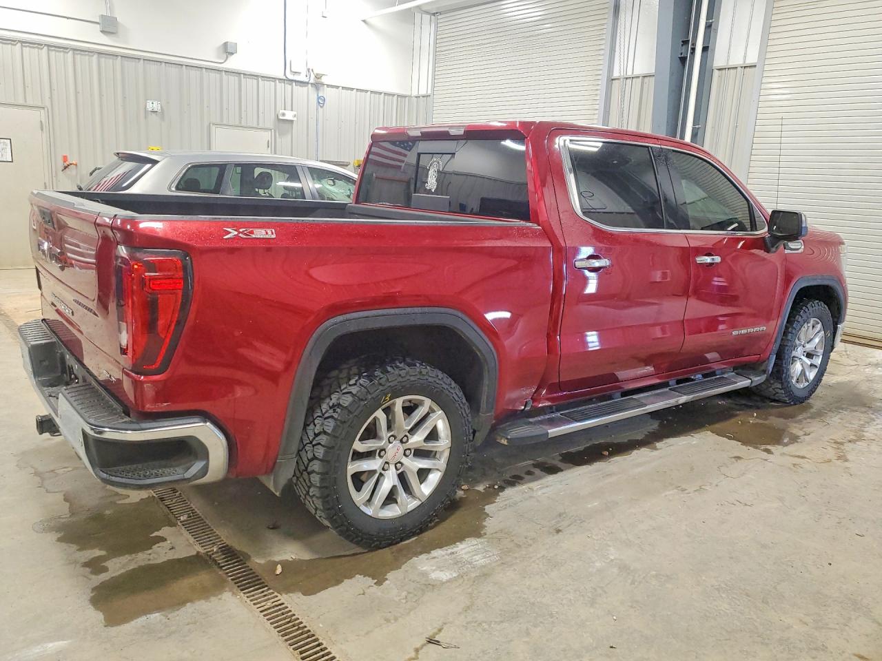 2019 Gmc Sierra K1500 Slt Red vin: 3GTU9DEDXKG267574