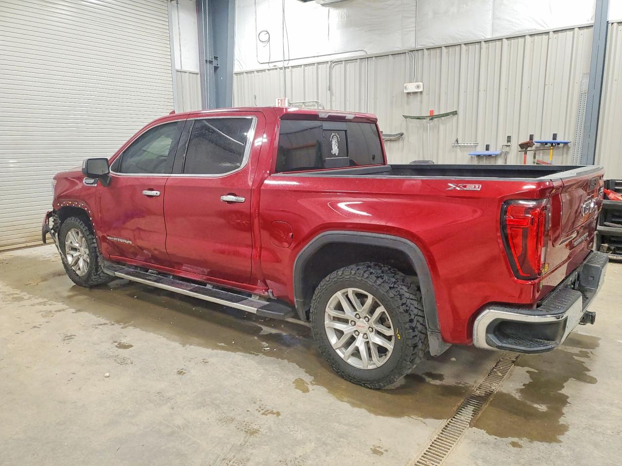 2019 Gmc Sierra K1500 Slt Red vin: 3GTU9DEDXKG267574