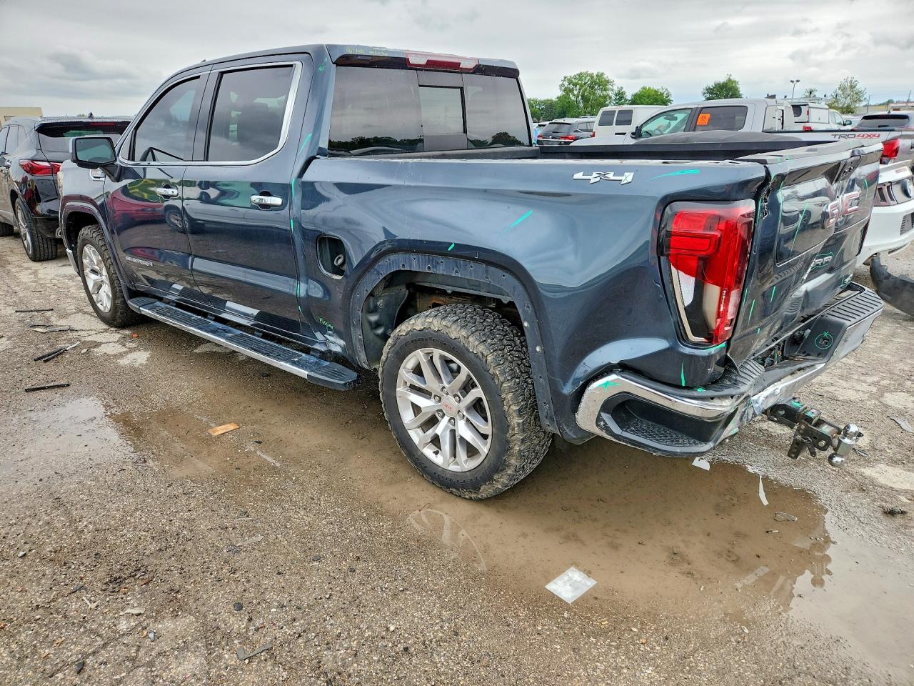 2020 Gmc Sierra K1500 Slt Gray vin: 3GTU9DEL3LG273841