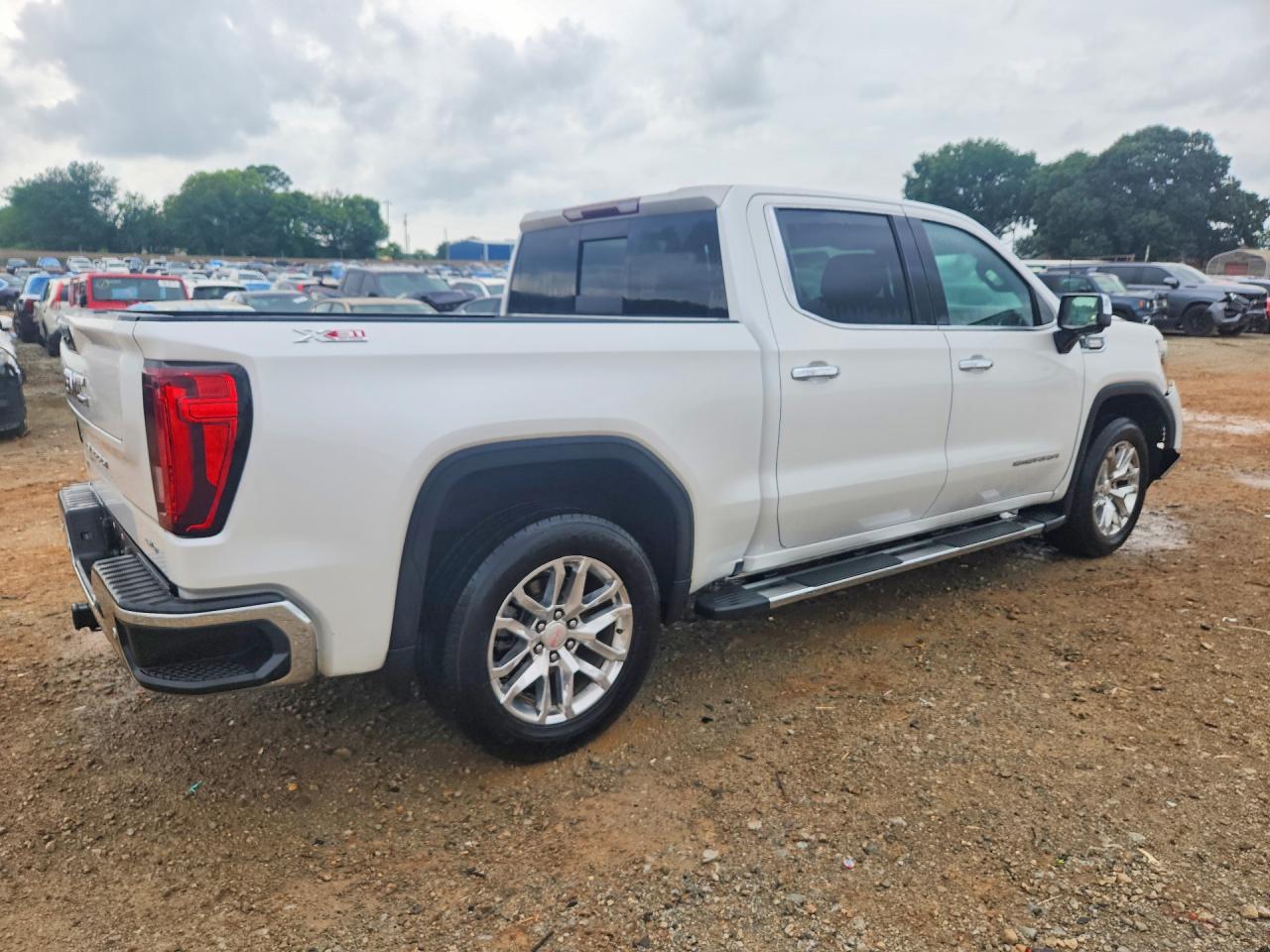 2020 Gmc Sierra K1500 Slt White vin: 3GTU9DET6LG288575
