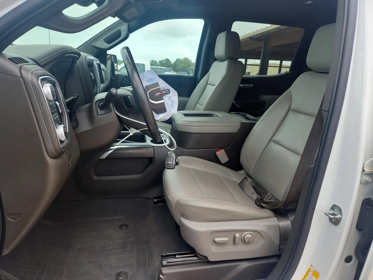2020 Gmc Sierra K1500 Slt White vin: 3GTU9DET6LG288575