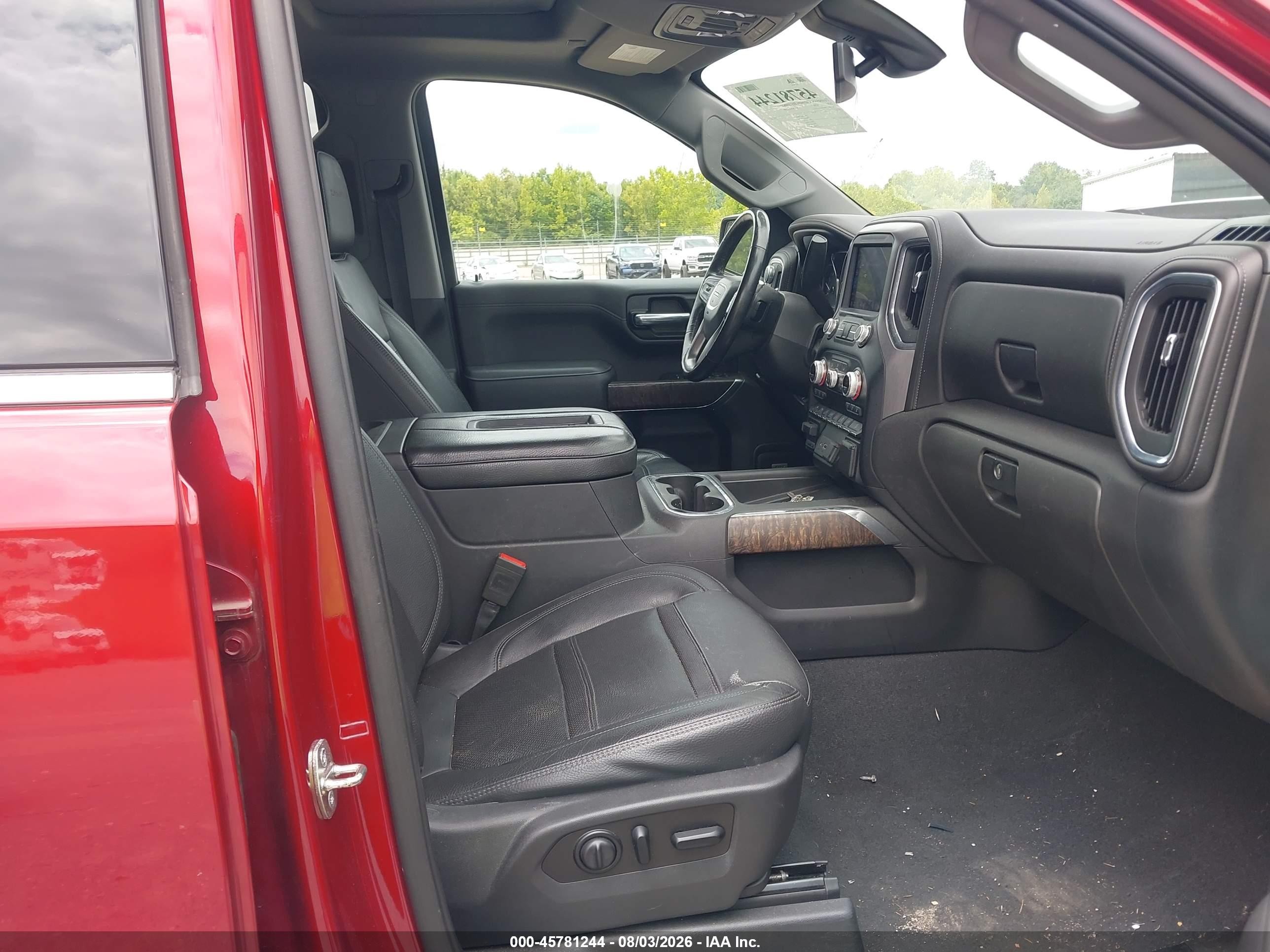 2020 Gmc Sierra 1500 4wd  Short Box Denali Red vin: 3GTU9FED1LG251616