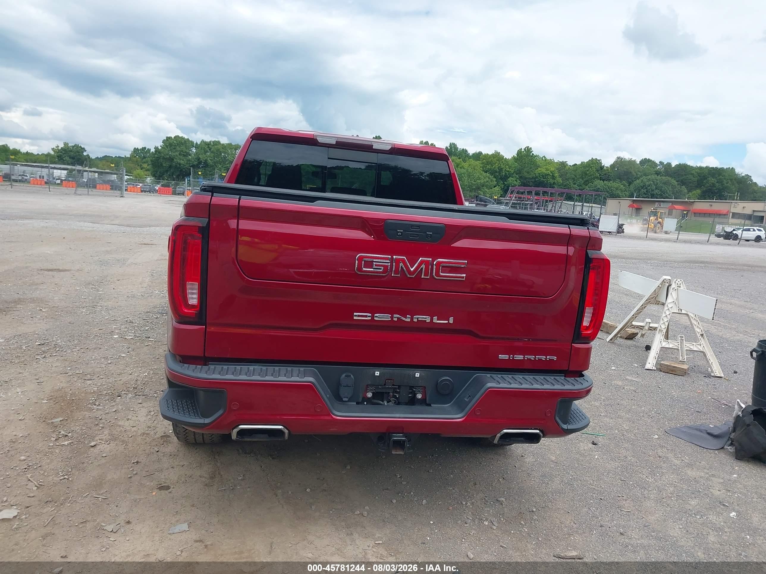 2020 Gmc Sierra 1500 4wd  Short Box Denali Red vin: 3GTU9FED1LG251616