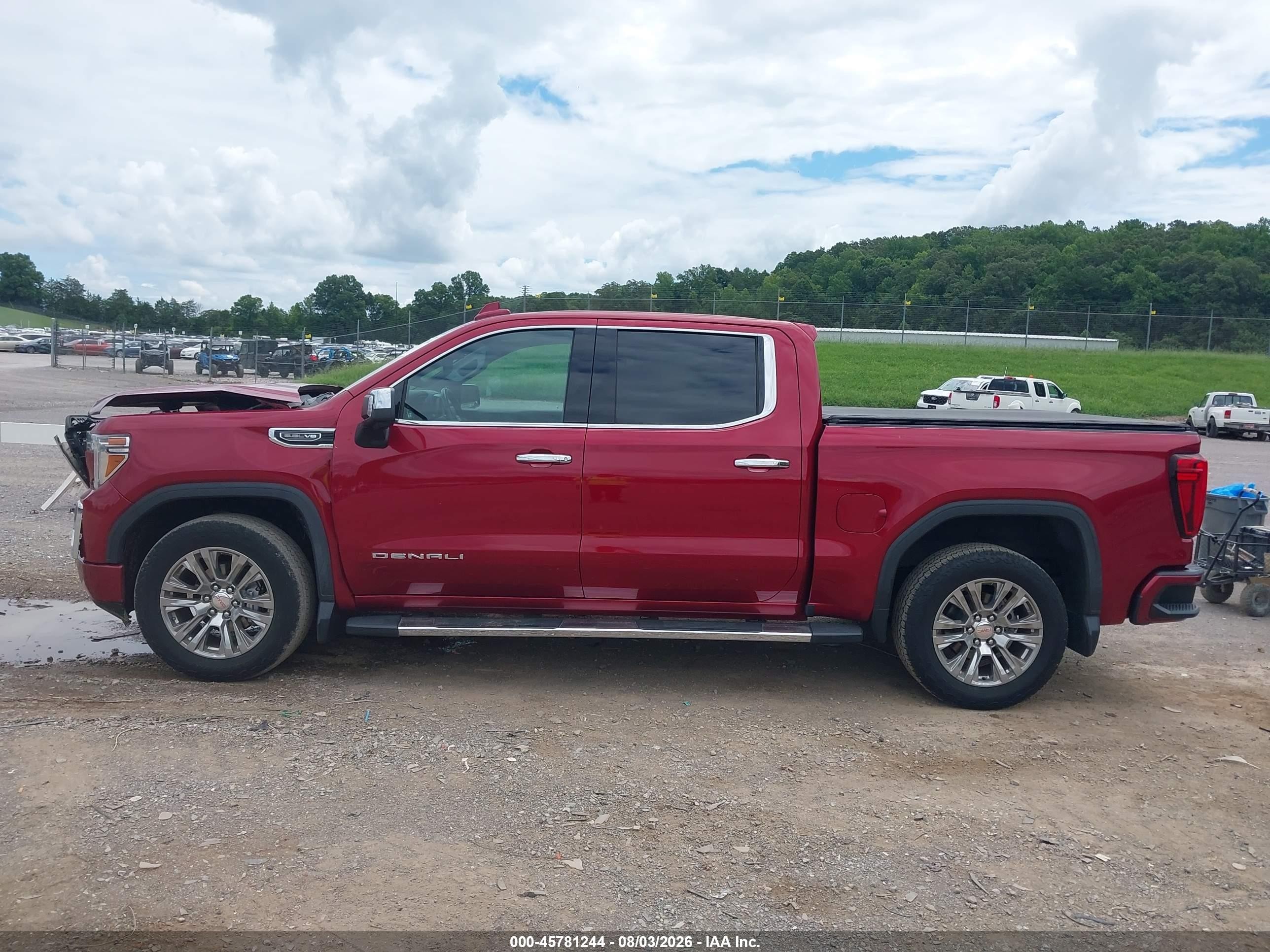 2020 Gmc Sierra 1500 4wd  Short Box Denali Red vin: 3GTU9FED1LG251616