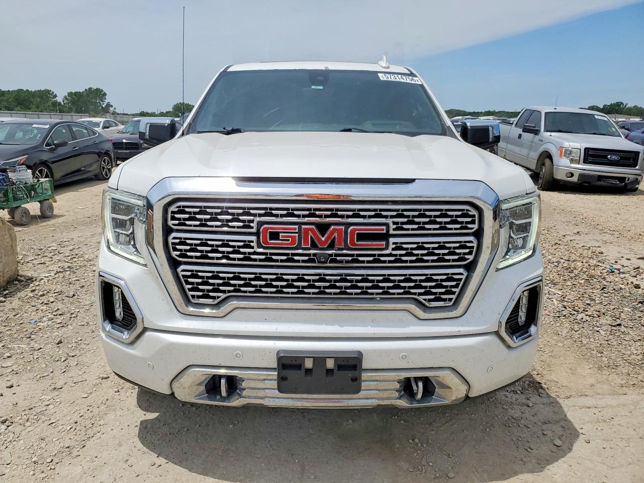 2021 Gmc Sierra C1500 Denali Белый vin: 3GTU9FEL1MG379184