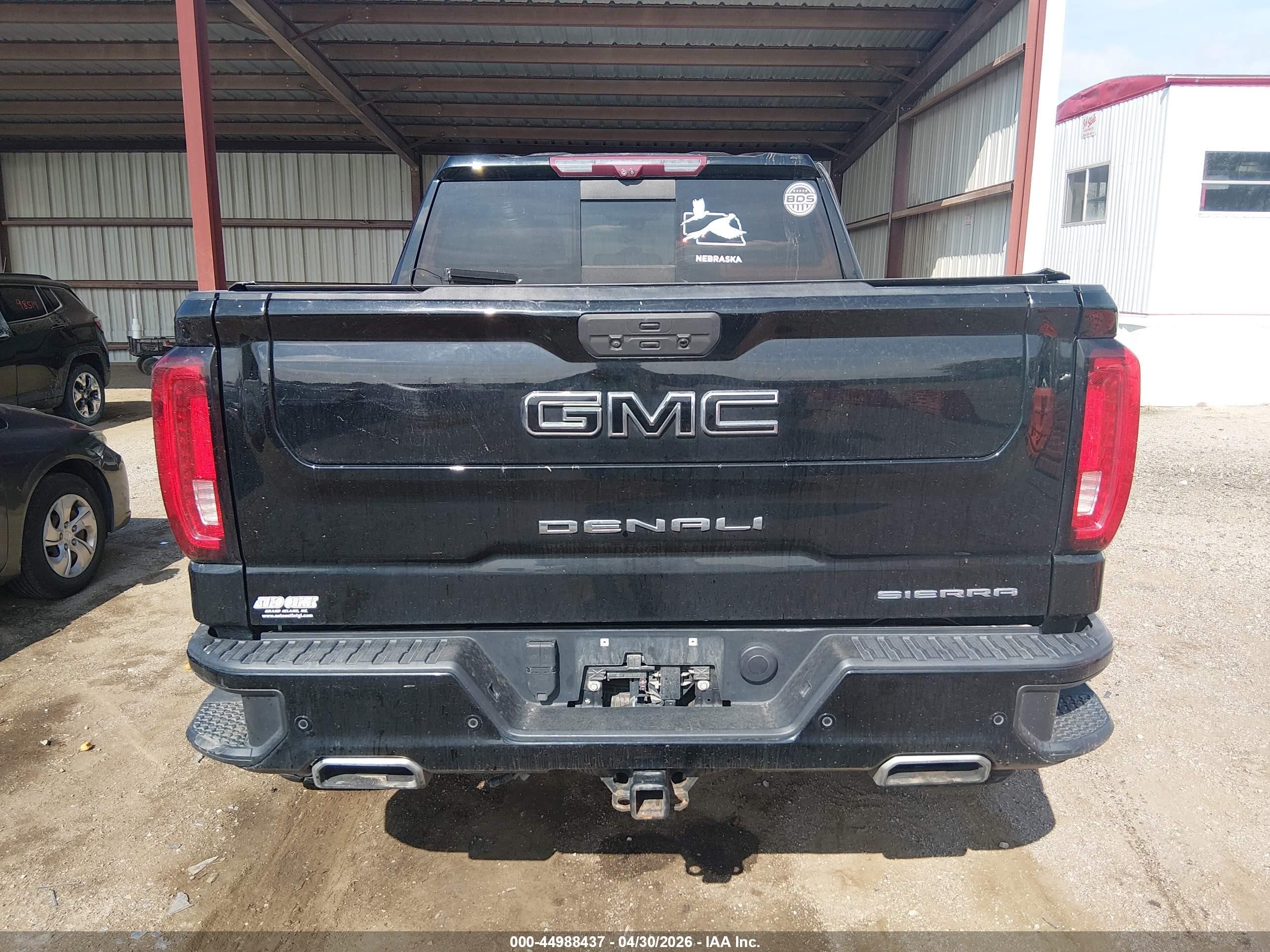 2021 Gmc Sierra 1500 Denali Черный vin: 3GTU9FEL3MG114430