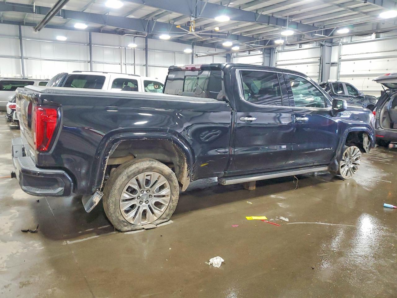 2020 Gmc Sierra K1500 Denali Black vin: 3GTU9FEL5LG387903