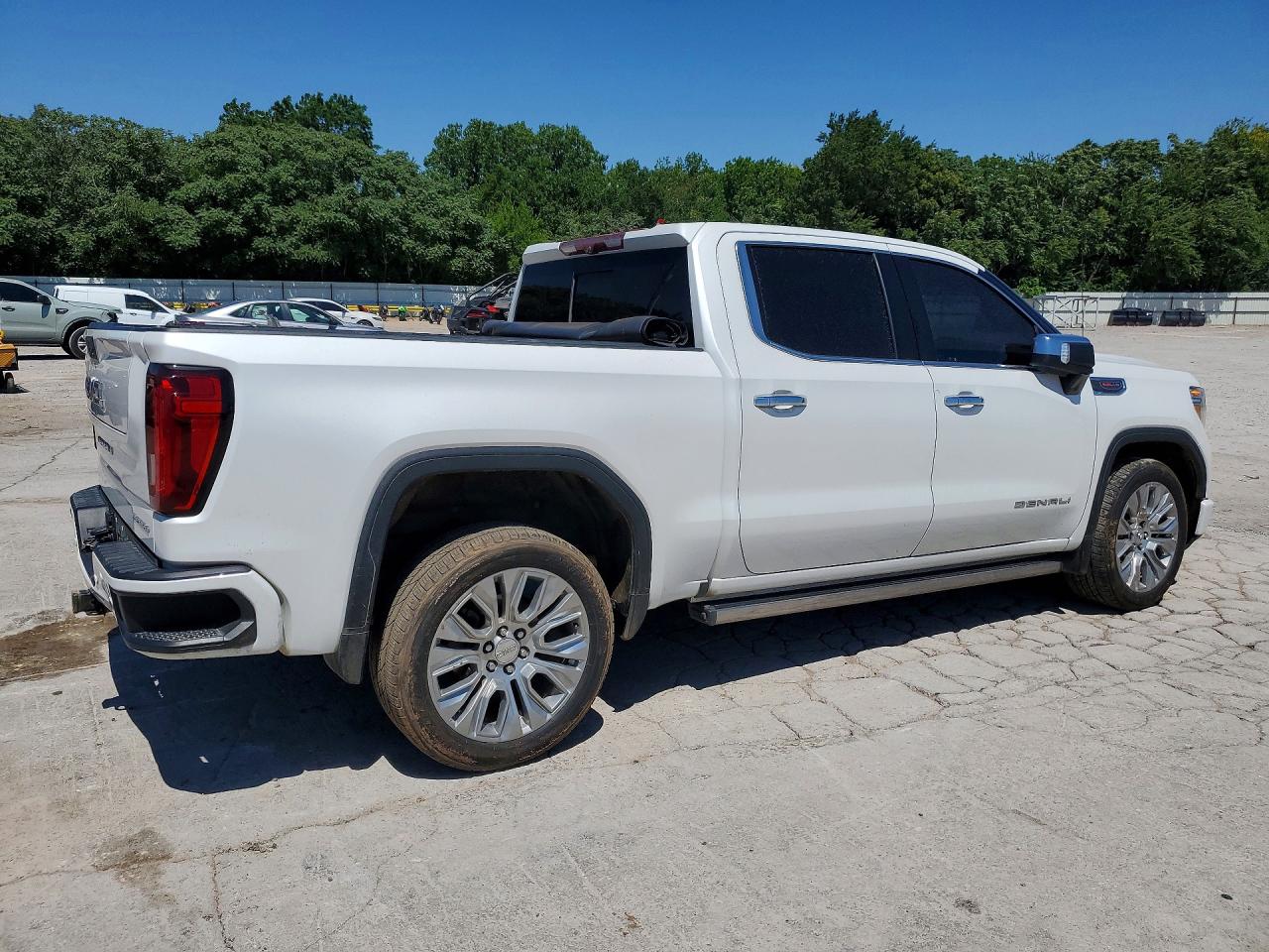 2021 Gmc Sierra K1500 Denali Белый vin: 3GTU9FEL6MG212741