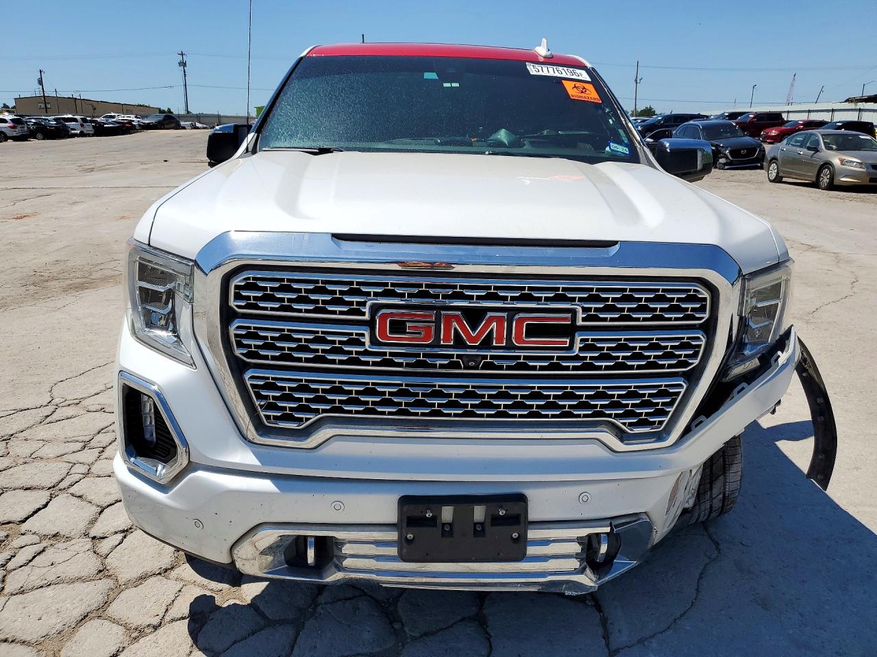 2021 Gmc Sierra K1500 Denali Белый vin: 3GTU9FEL6MG212741