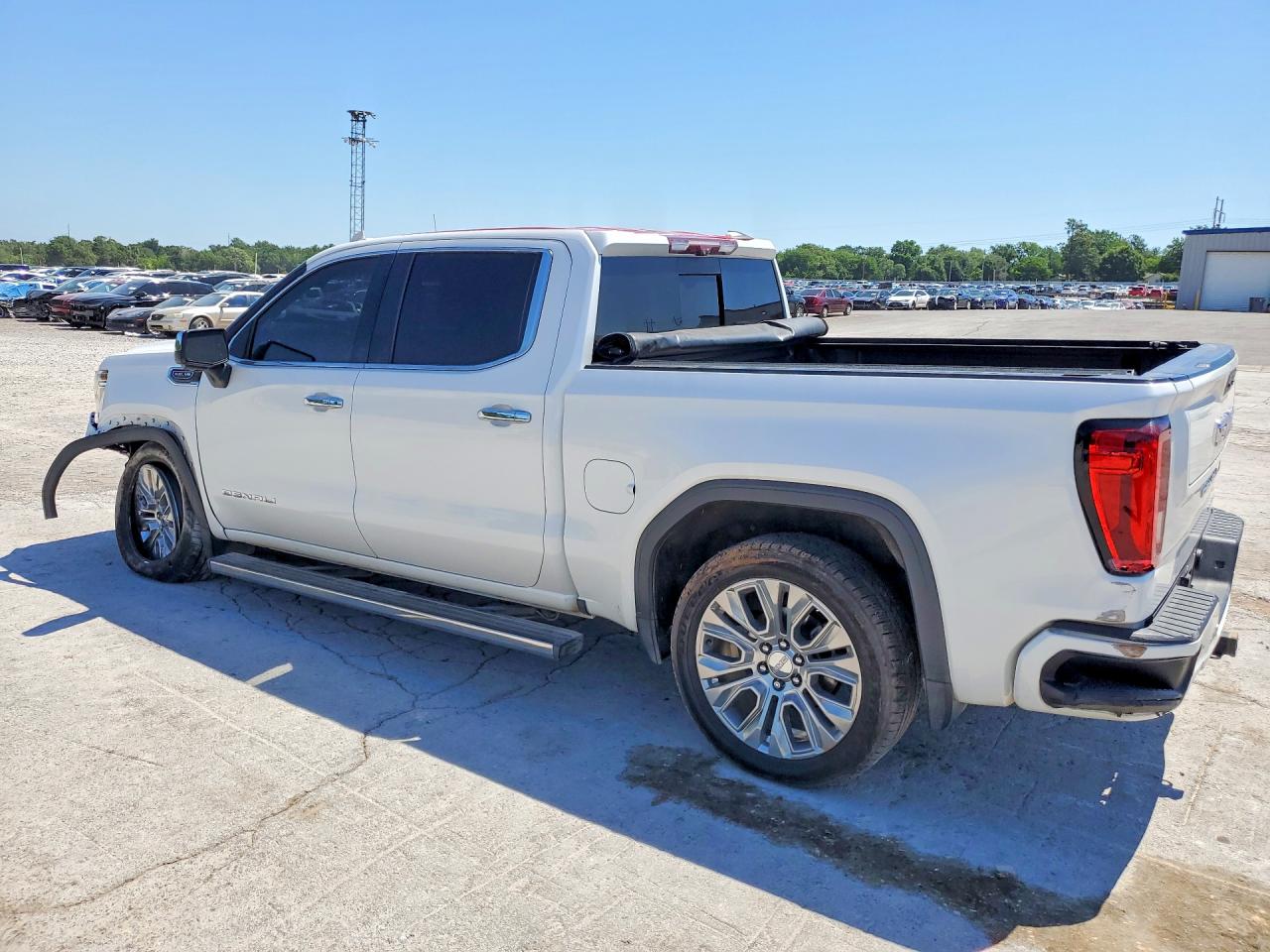 2021 Gmc Sierra K1500 Denali Белый vin: 3GTU9FEL6MG212741