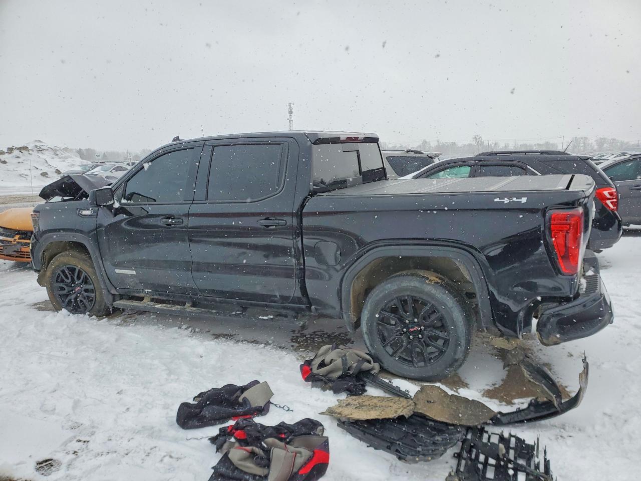 2024 Gmc Sierra K1500 Elevation Black vin: 3GTUUCE80RG108746