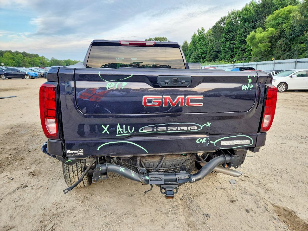 2024 Gmc Sierra K1500 Elevation Blue vin: 3GTUUCED2RG386481