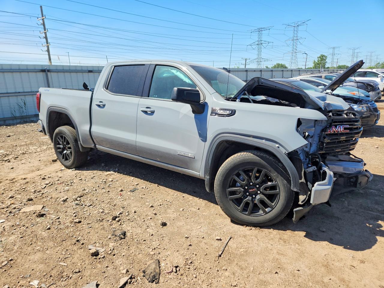2024 Gmc Sierra 1500 Серый vin: 3GTUUCED3RG456540
