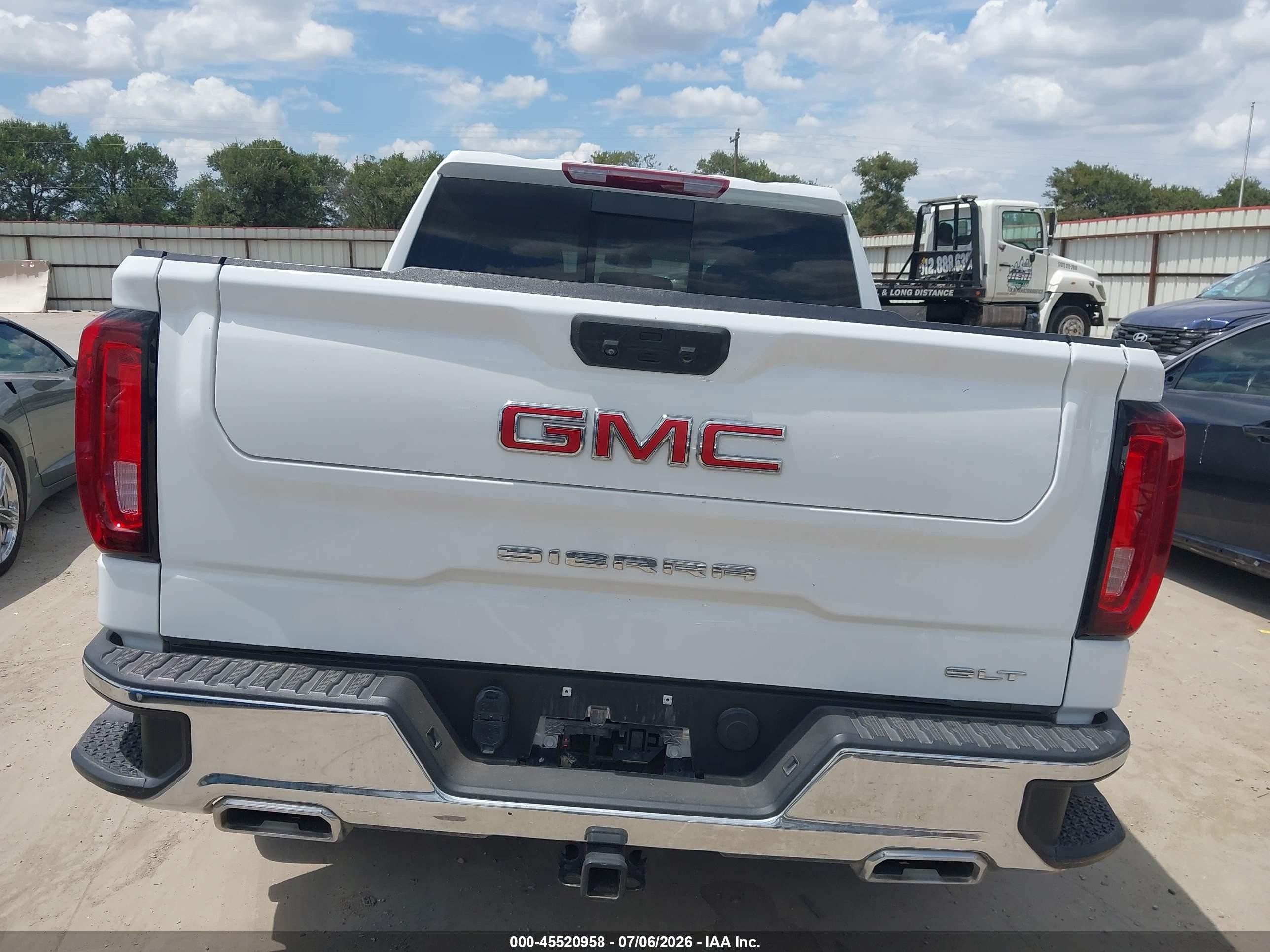 2023 Gmc Sierra 1500 4wd  Short Box Slt White vin: 3GTUUDE87PG286902