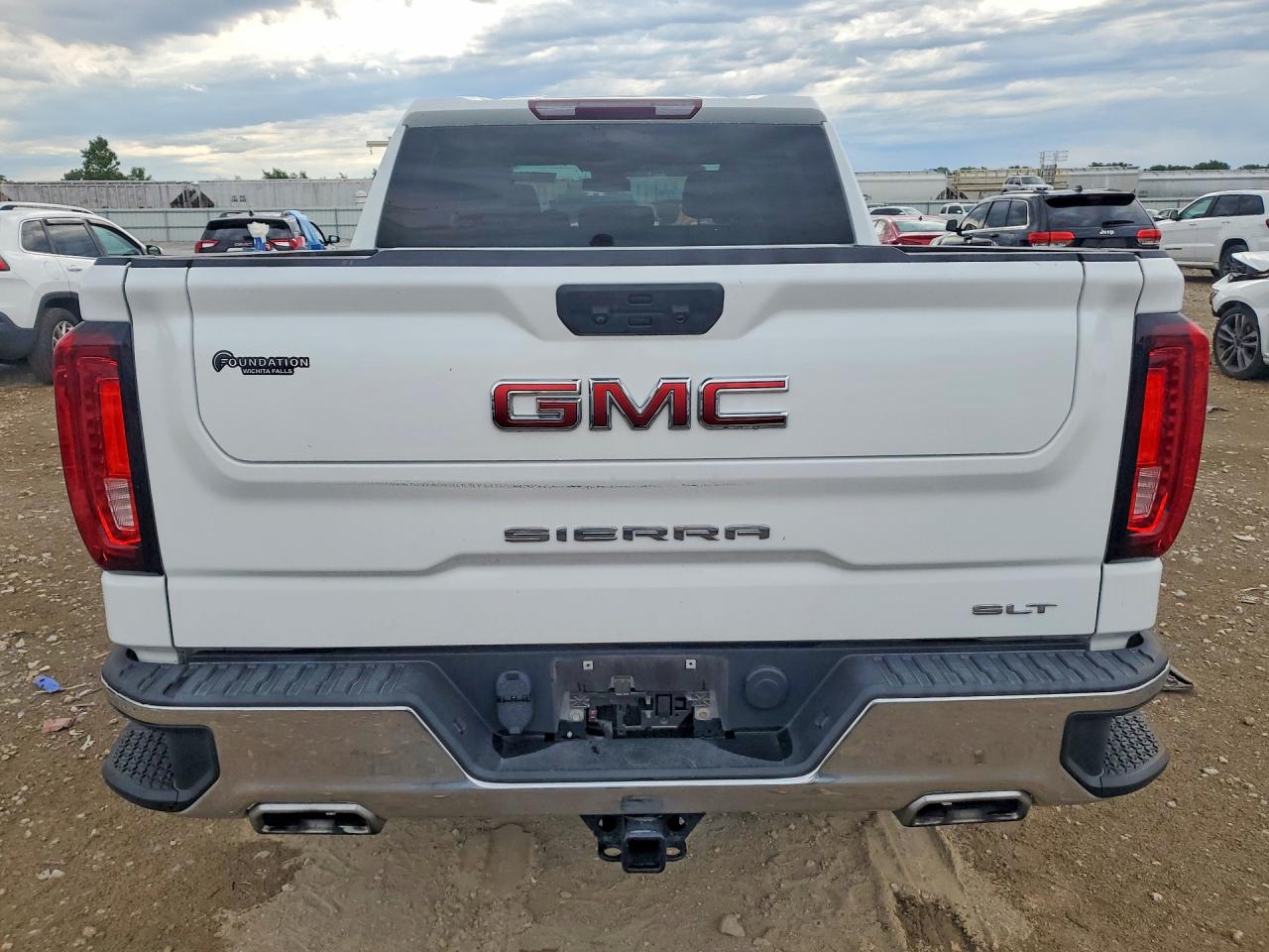 2023 Gmc Sierra K1500 Slt White vin: 3GTUUDED2PG248717