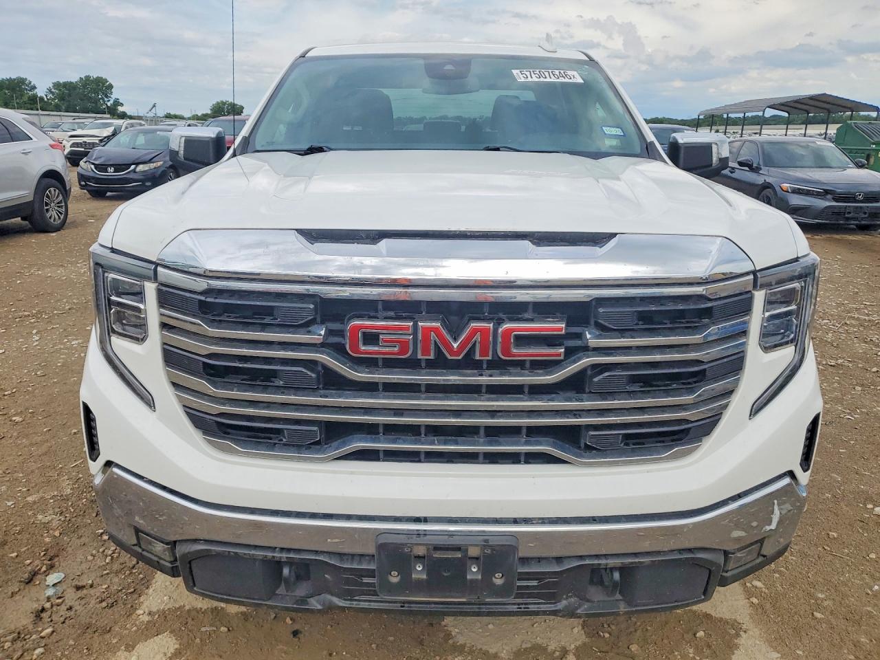2023 Gmc Sierra K1500 Slt White vin: 3GTUUDED2PG248717