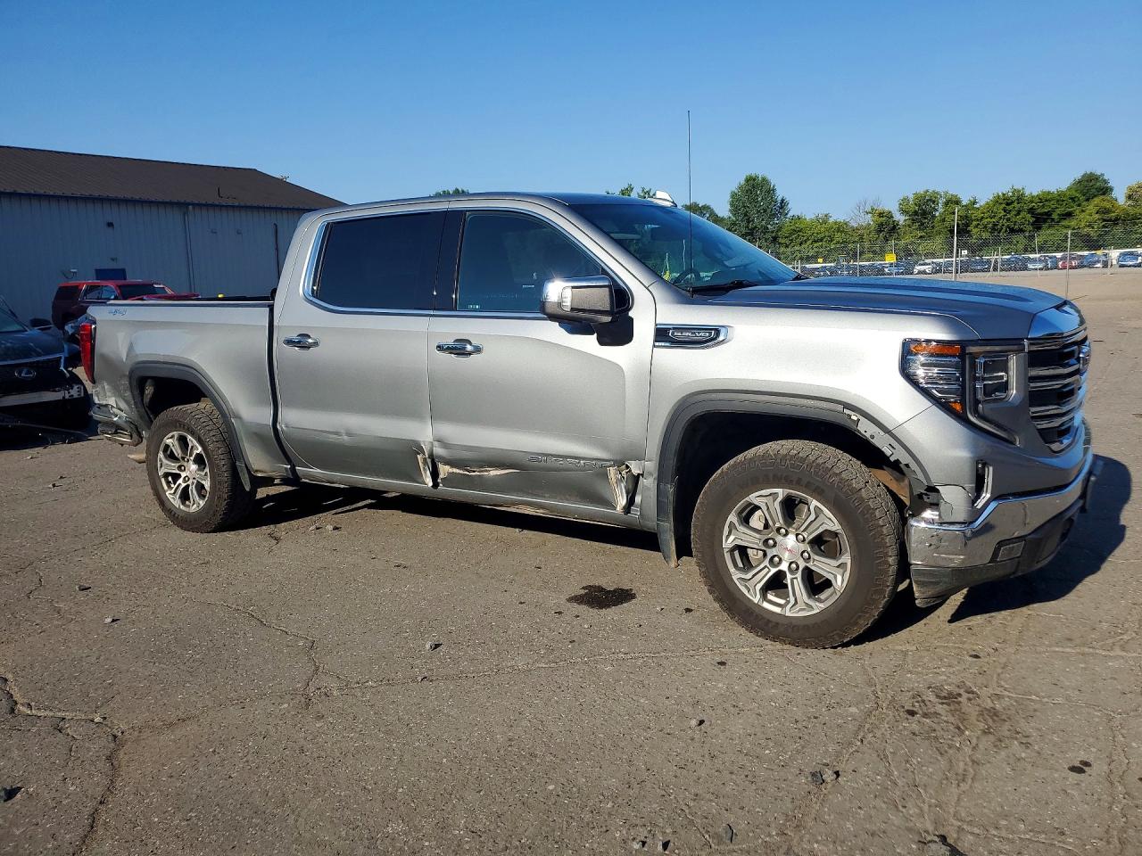 2023 Gmc Sierra K1500 Slt Gray vin: 3GTUUDED4PG148909