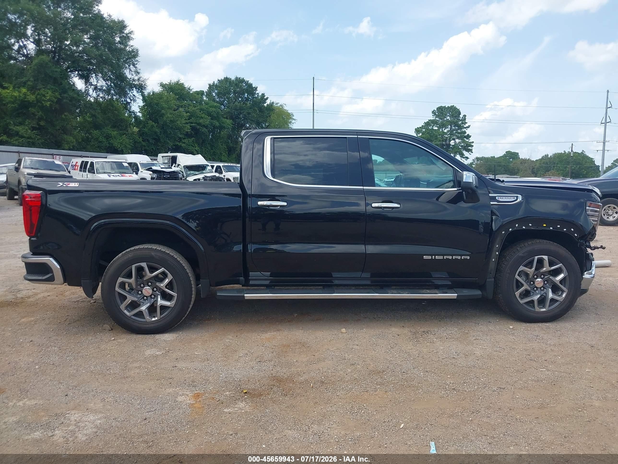 2023 Gmc Sierra 1500 4wd  Short Box Slt Black vin: 3GTUUDED6PG302326