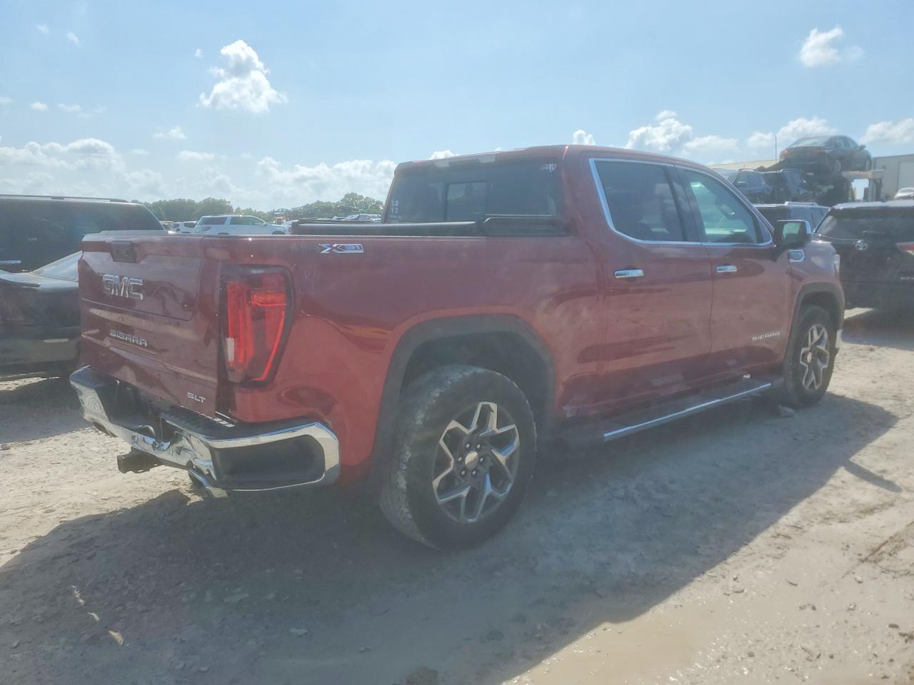 2025 Gmc Sierra K1500 Slt Red vin: 3GTUUDED9SG125716