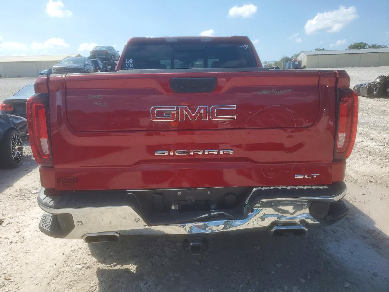 2025 Gmc Sierra K1500 Slt Red vin: 3GTUUDED9SG125716