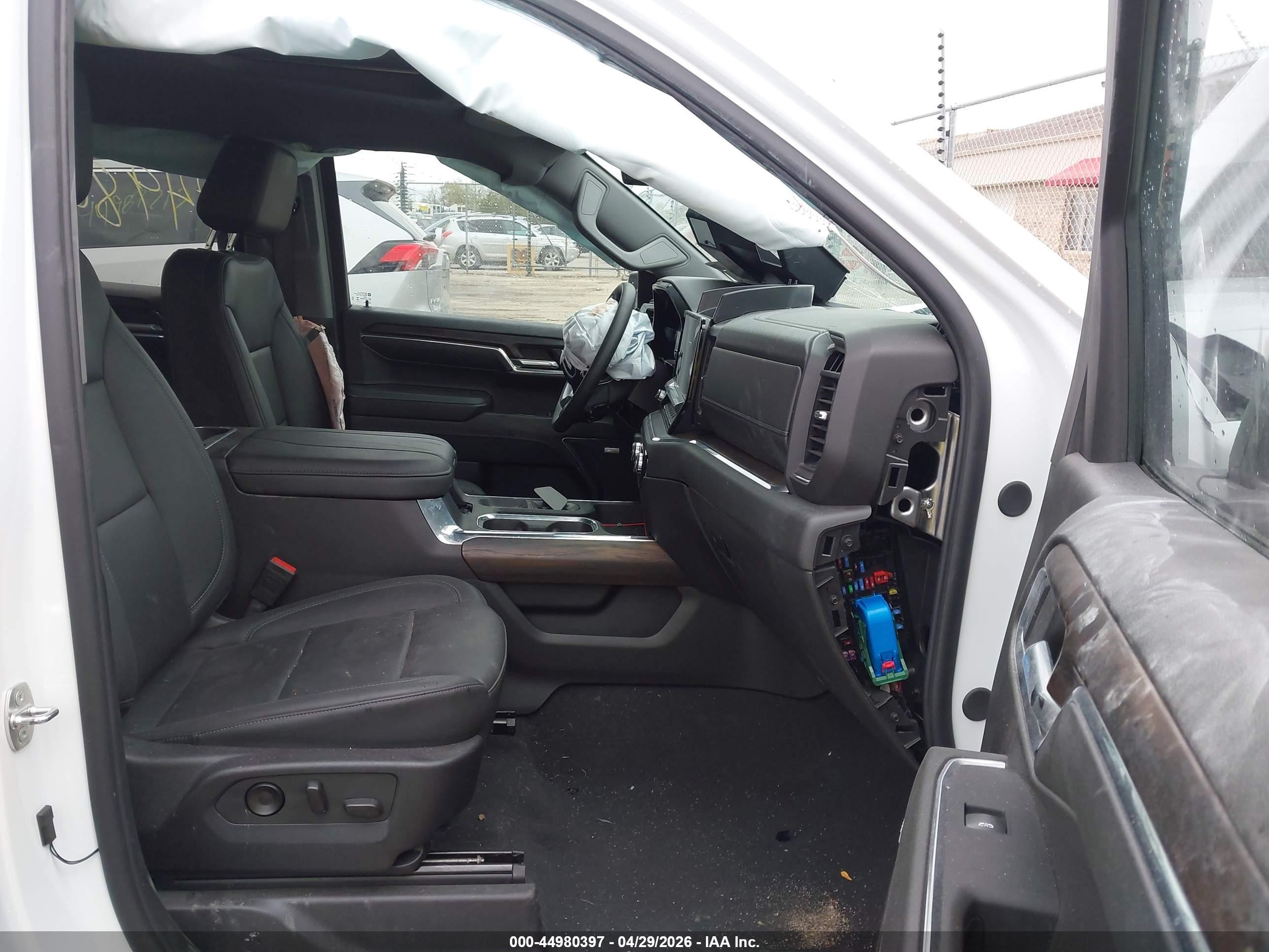 2024 Gmc Sierra 1500   White vin: 3GTUUDEL2RG303435