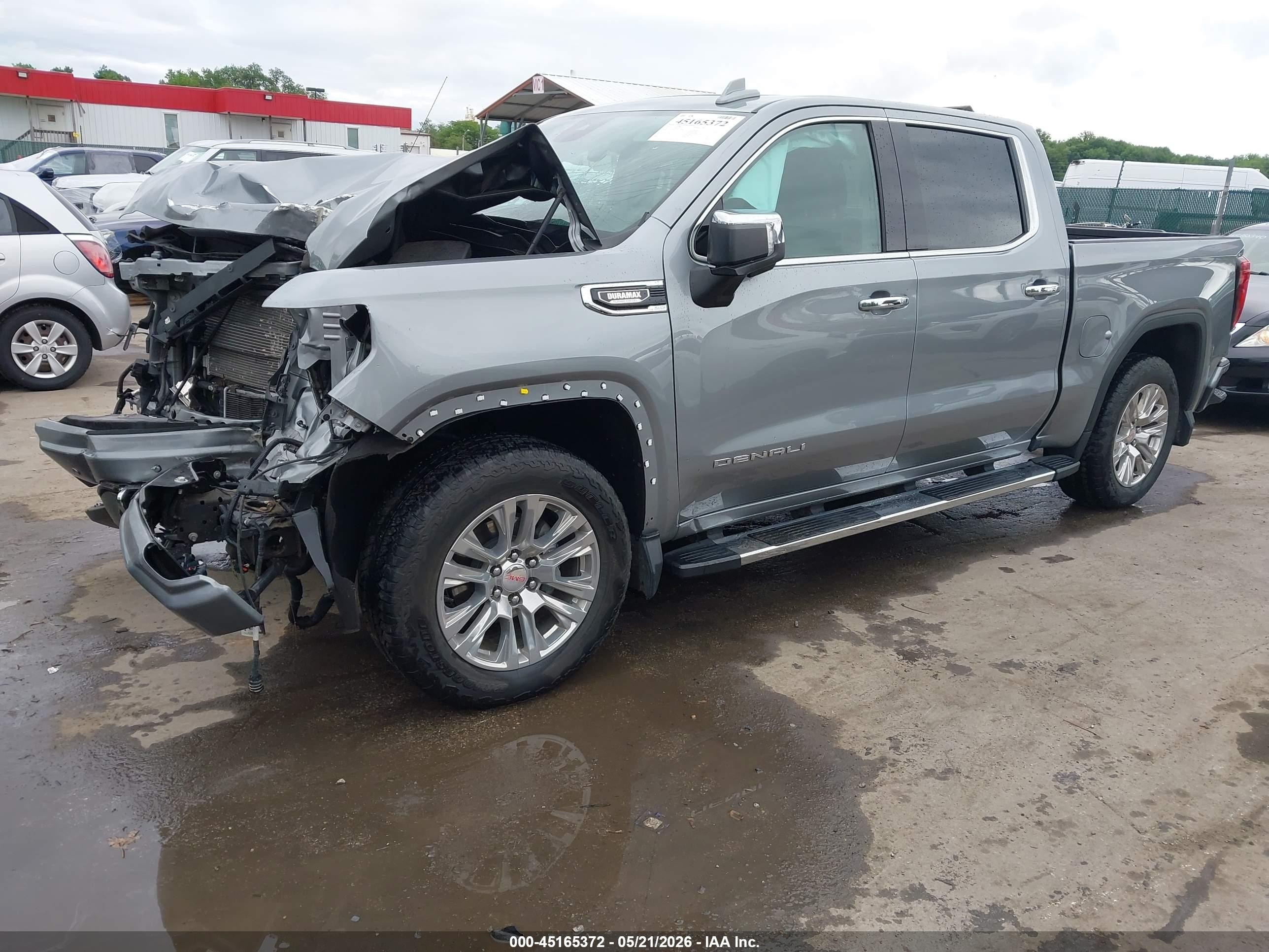 2024 Gmc Sierra 1500 Denali Silver vin: 3GTUUGE89RG107375