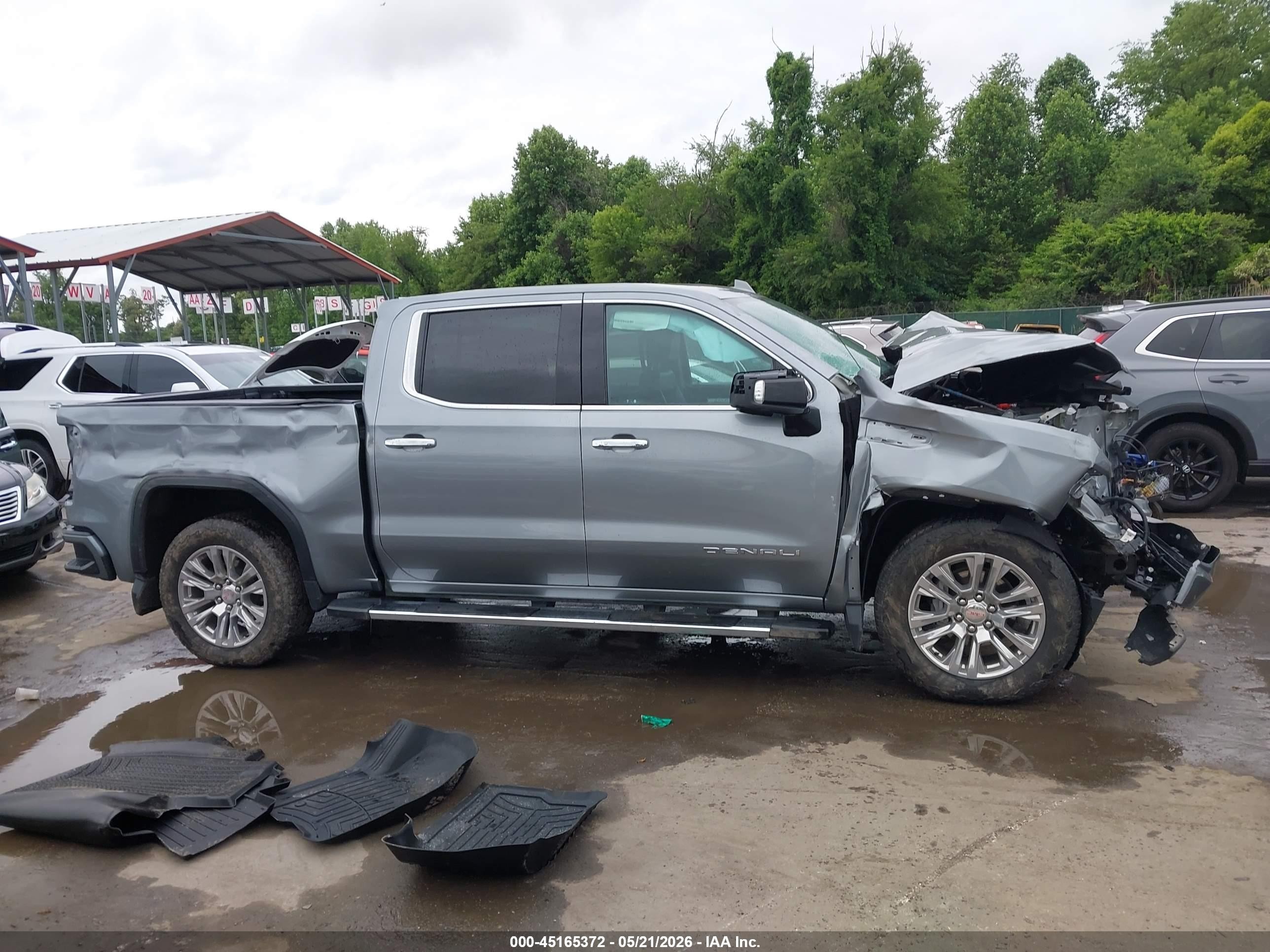 2024 Gmc Sierra 1500 Denali Silver vin: 3GTUUGE89RG107375