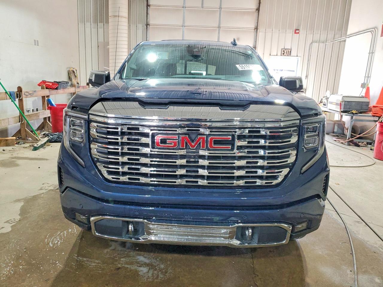 2022 Gmc Sierra K1500 Denali Blue vin: 3GTUUGEL0NG665436