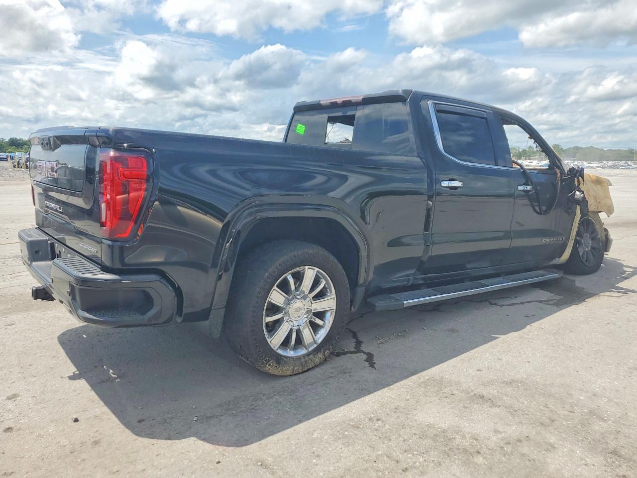 2022 Gmc Sierra K1500 Denali Black vin: 3GTUUGEL5NG657087