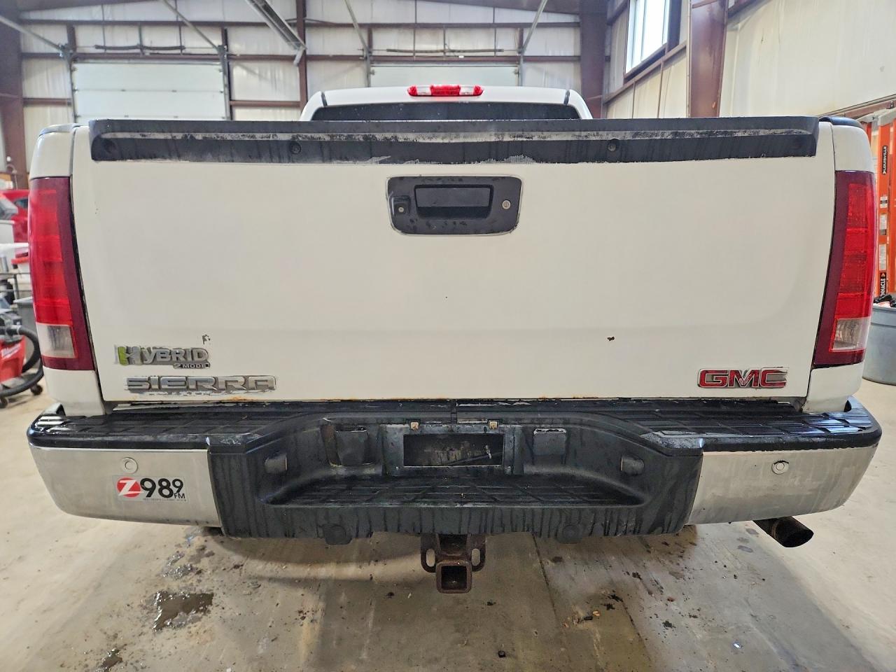 2010 Gmc Sierra K1500 Hybrid White vin: 3GTXKYEJ3AG211585