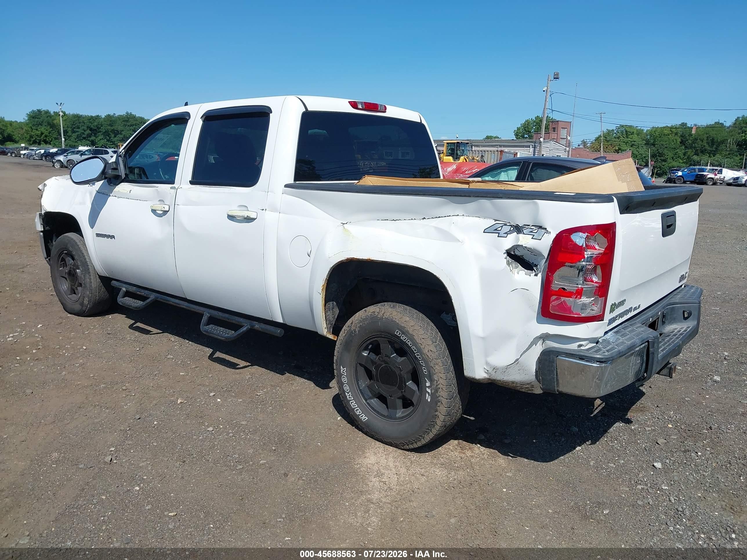 2010 Gmc Sierra 1500 Hybrid 3ha White vin: 3GTXKYEJ7AG211606