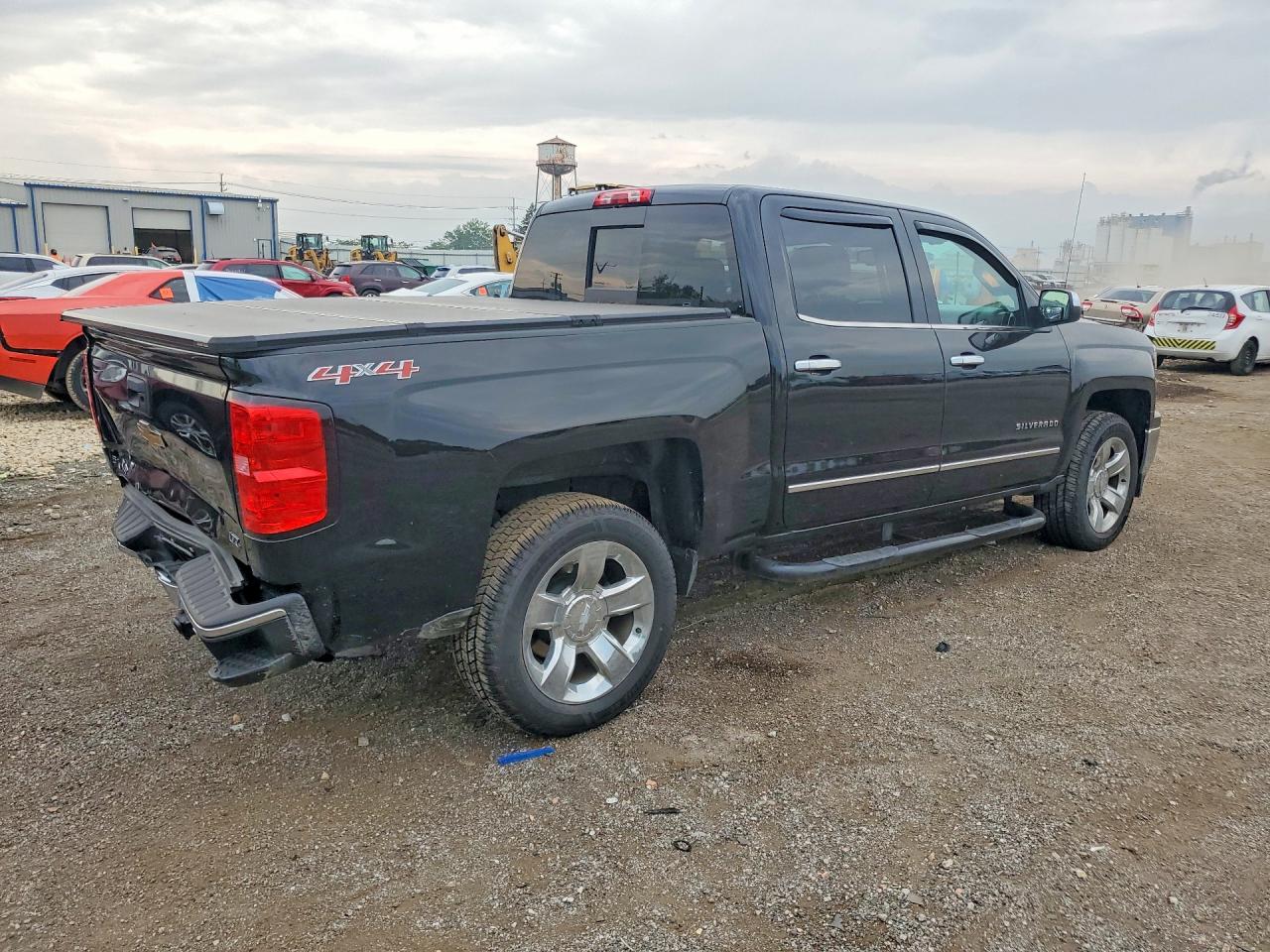 2015 Chevrolet Silverado K1500 Ltz Black vin: 3GUKSEC9FG196194