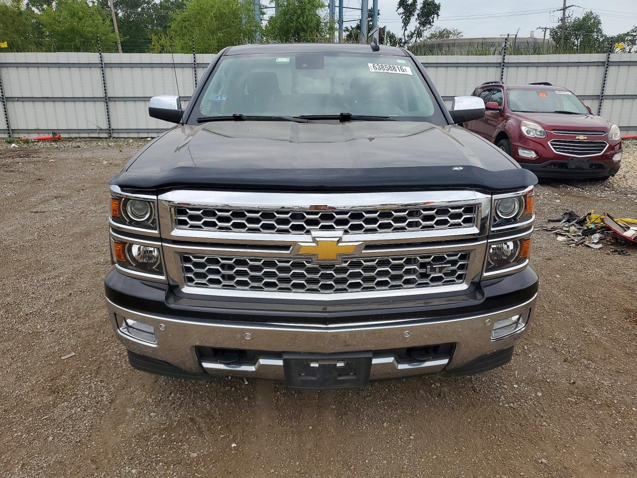 2015 Chevrolet Silverado K1500 Ltz Black vin: 3GUKSEC9FG196194