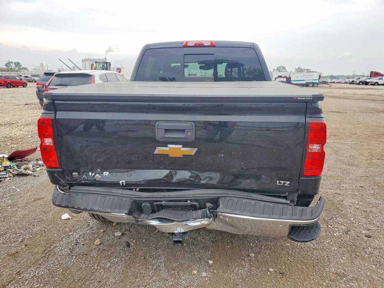 2015 Chevrolet Silverado K1500 Ltz Black vin: 3GUKSEC9FG196194