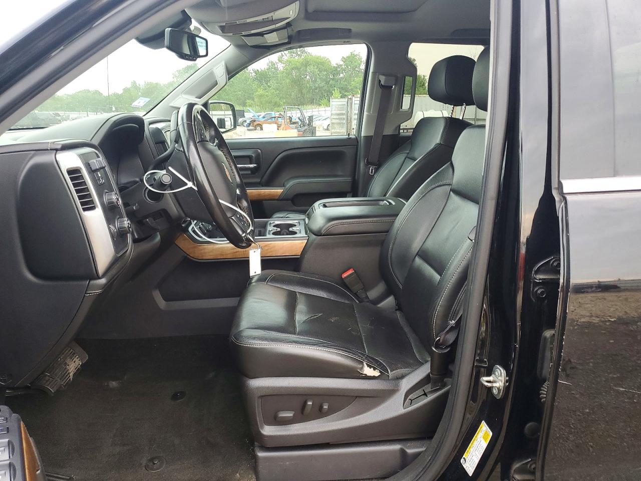2015 Chevrolet Silverado K1500 Ltz Black vin: 3GUKSEC9FG196194